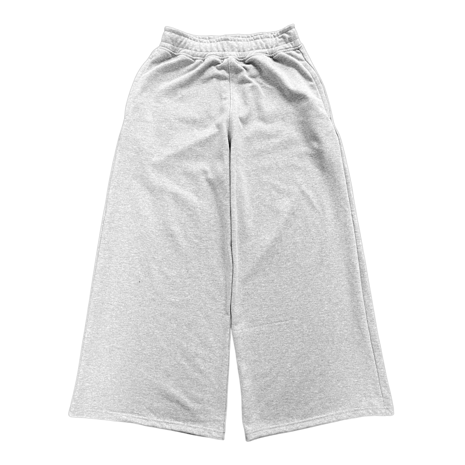 WIDE LEG SWEATS, HEATHER GREY