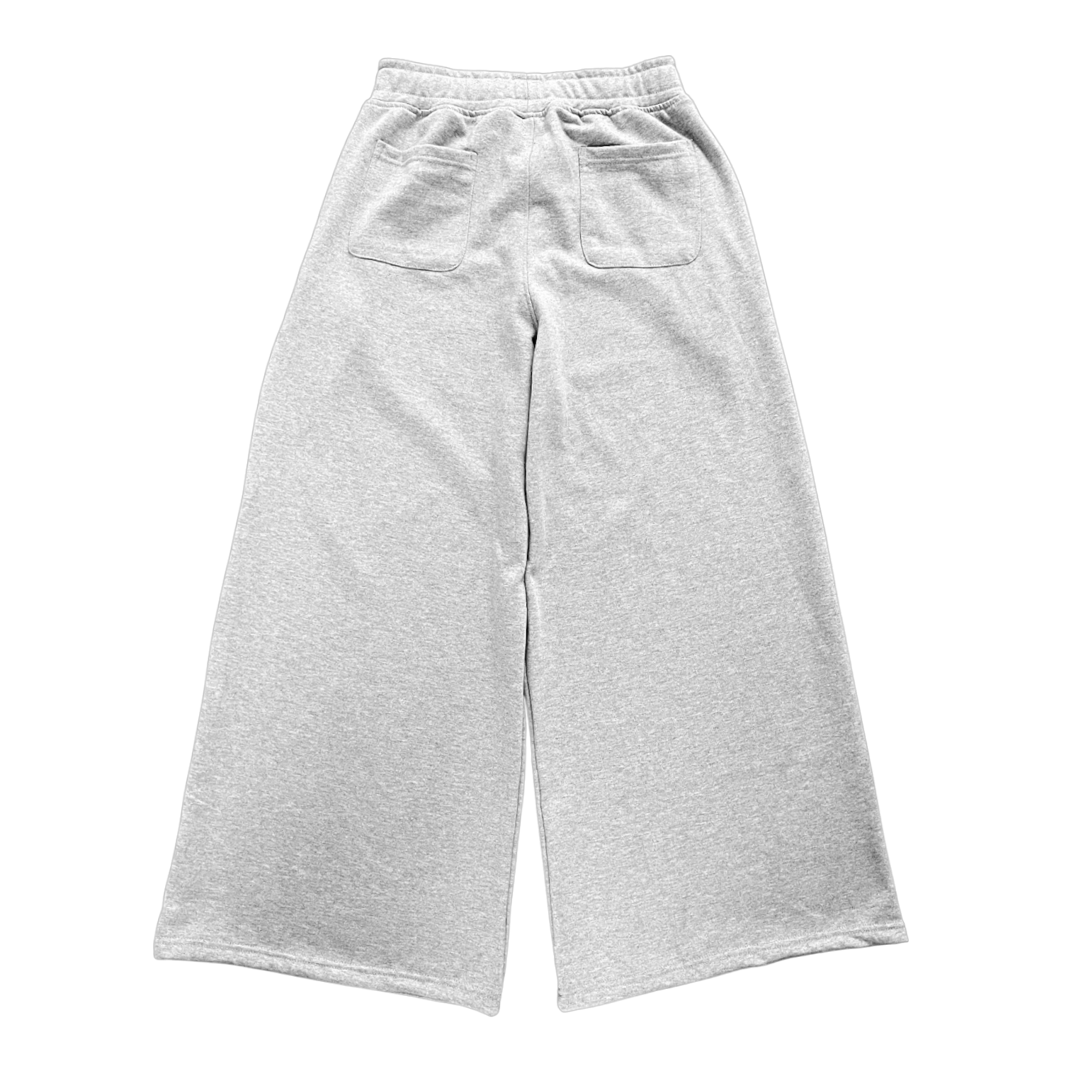 WIDE LEG SWEATS, HEATHER GREY