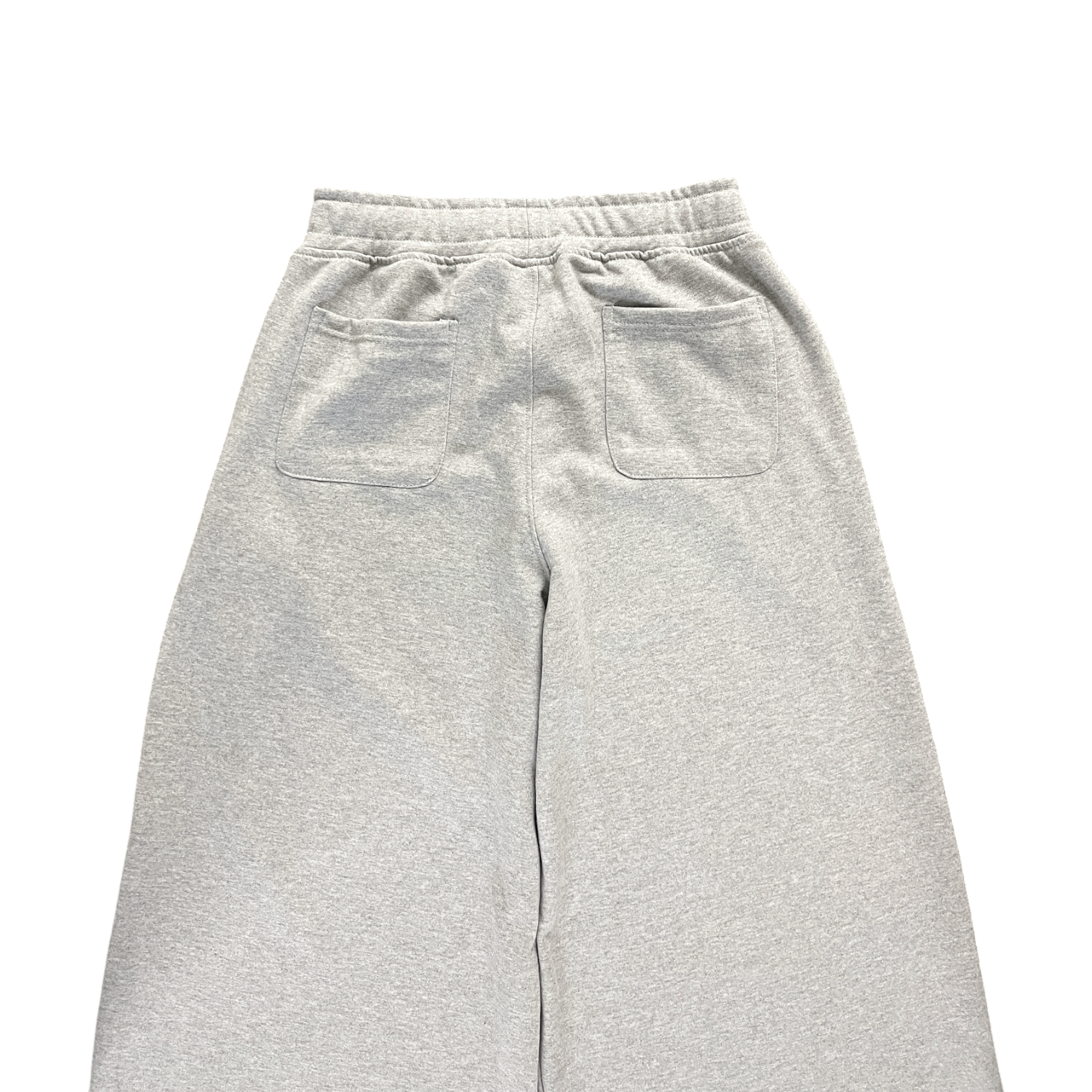 WIDE LEG SWEATS, HEATHER GREY