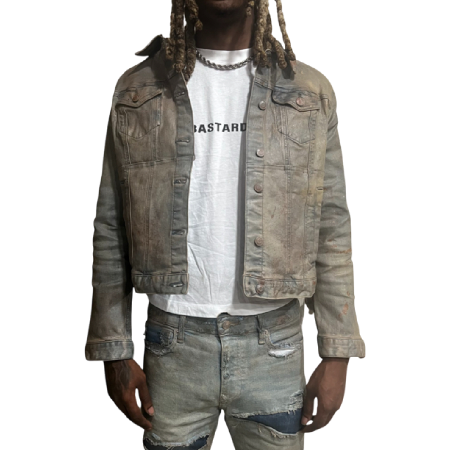 Worker Waxed Cropped Jacket