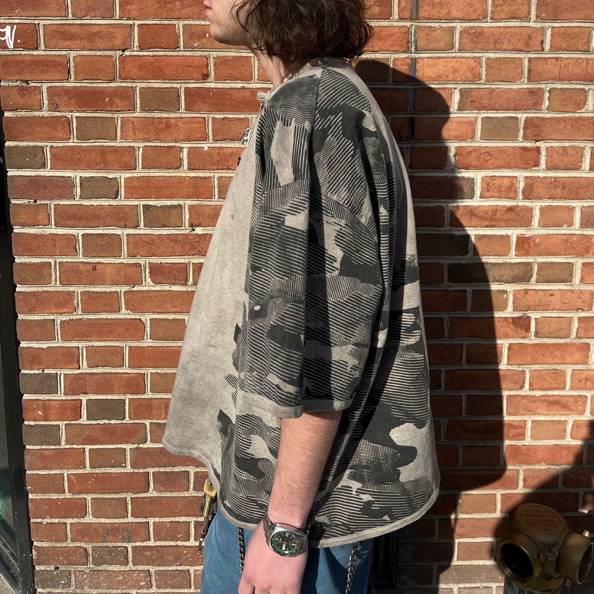 HUGE Henley T - Acorn Camo