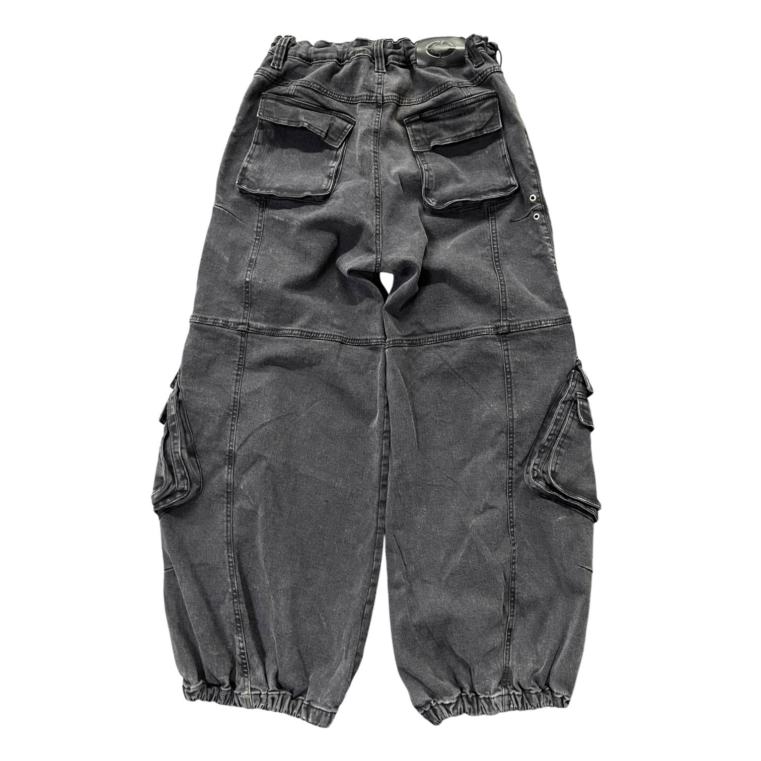 ARMY FATIGUES, WASHED BLACK