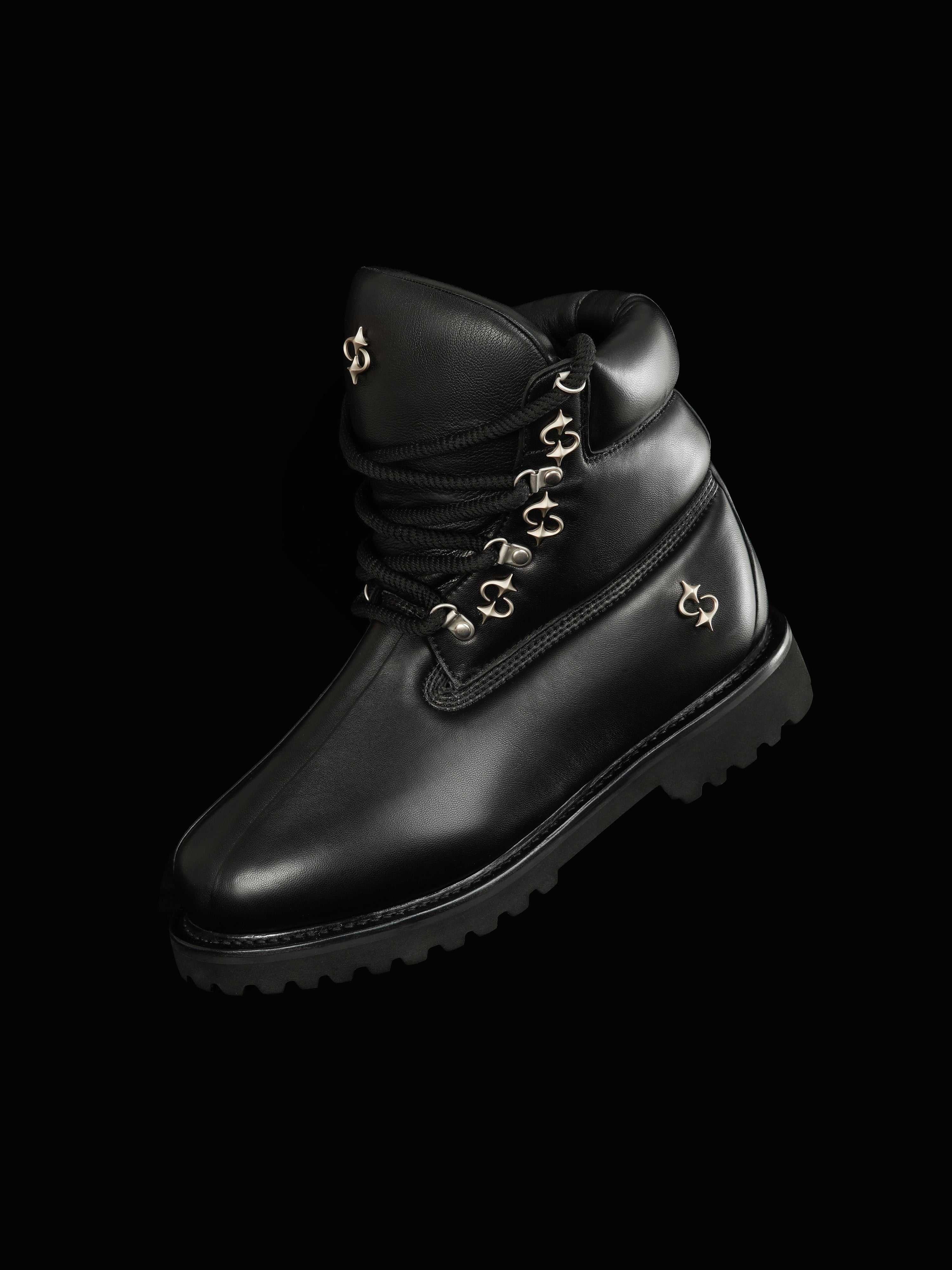 LE LOSANGE MOHAWK BIG BOOTS BLACK
