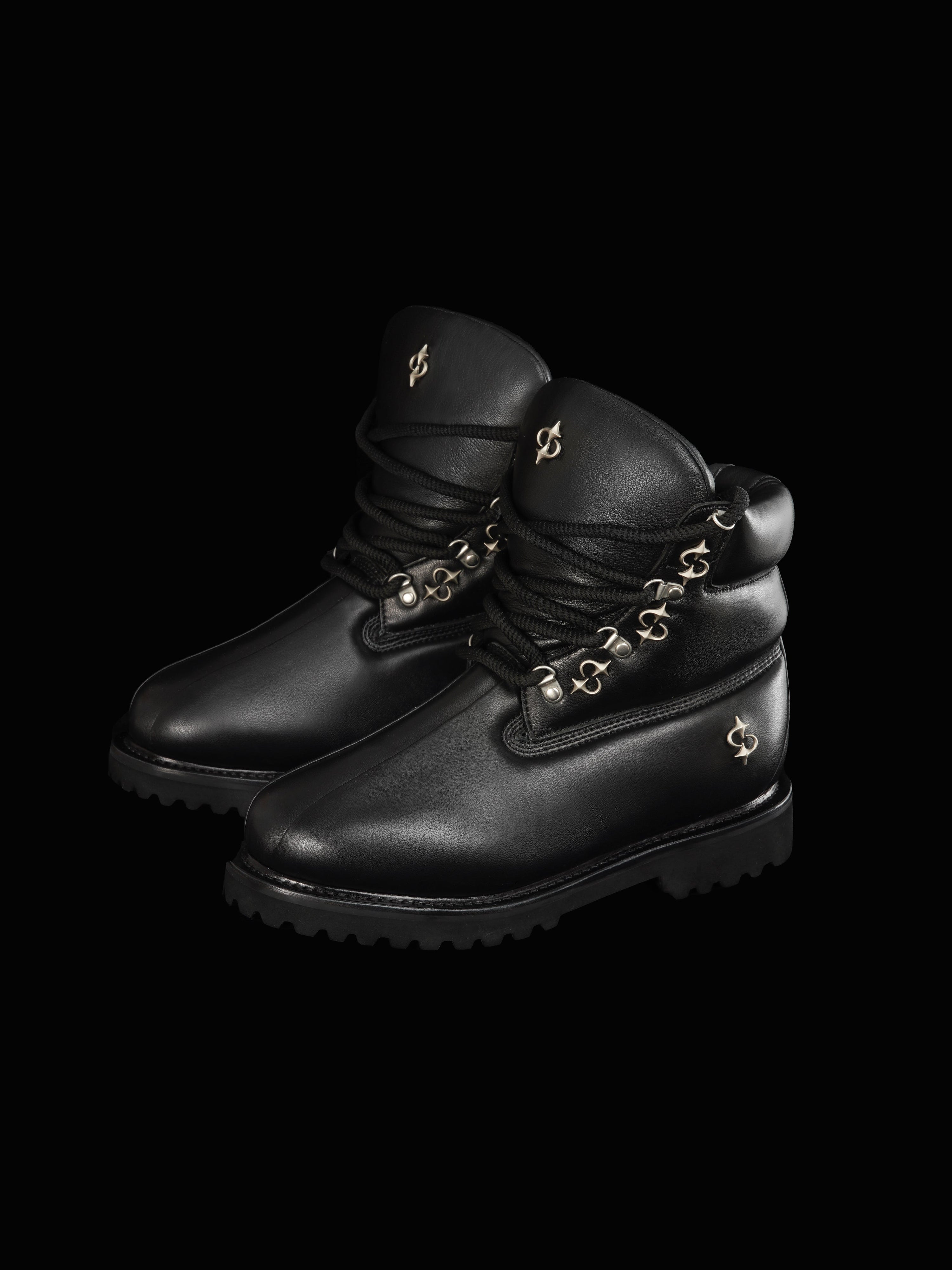 LE LOSANGE MOHAWK BIG BOOTS BLACK