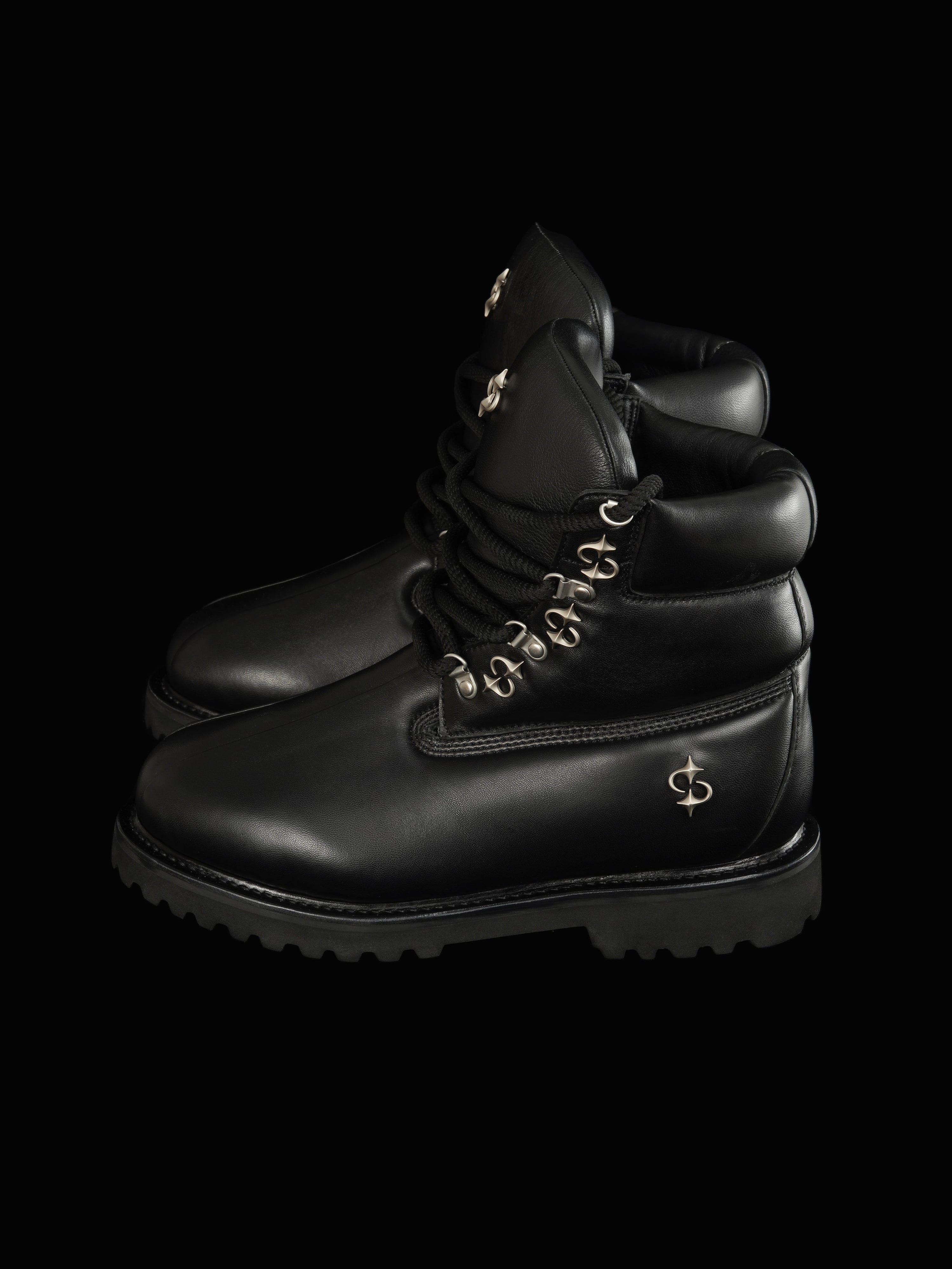 LE LOSANGE MOHAWK BIG BOOTS BLACK