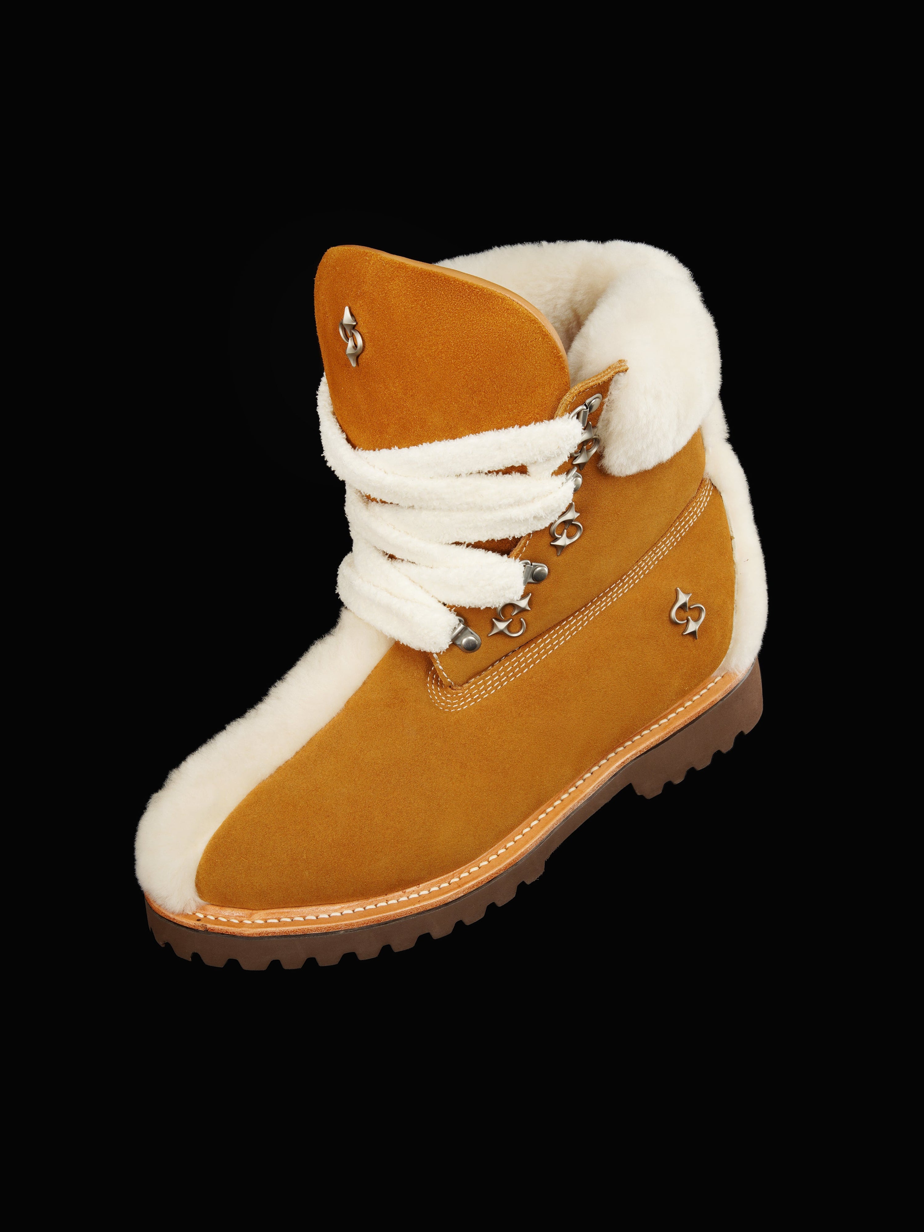 LE LOSANGE MOHAWK BIG BOOTS YELLOW