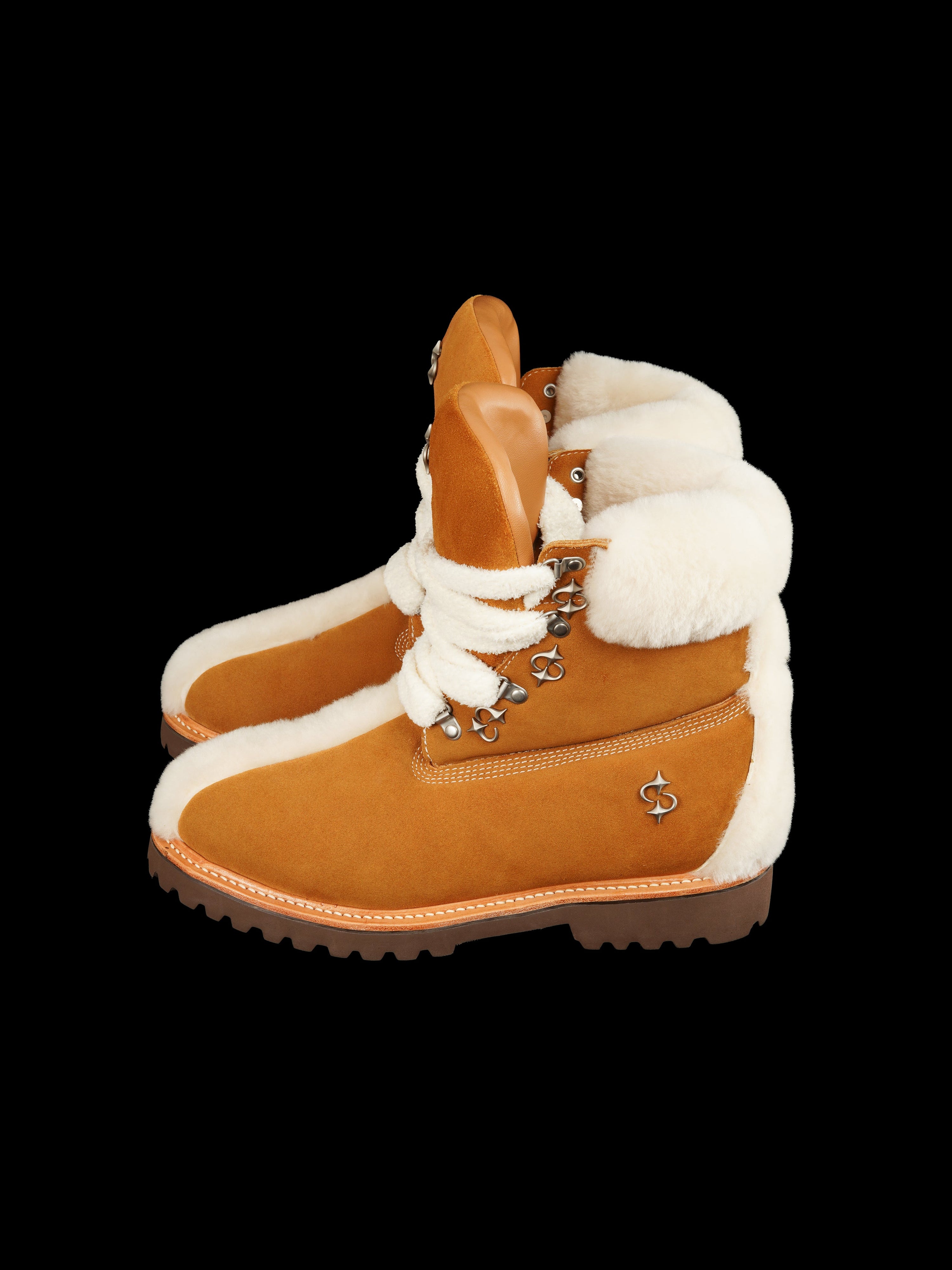 LE LOSANGE MOHAWK BIG BOOTS YELLOW