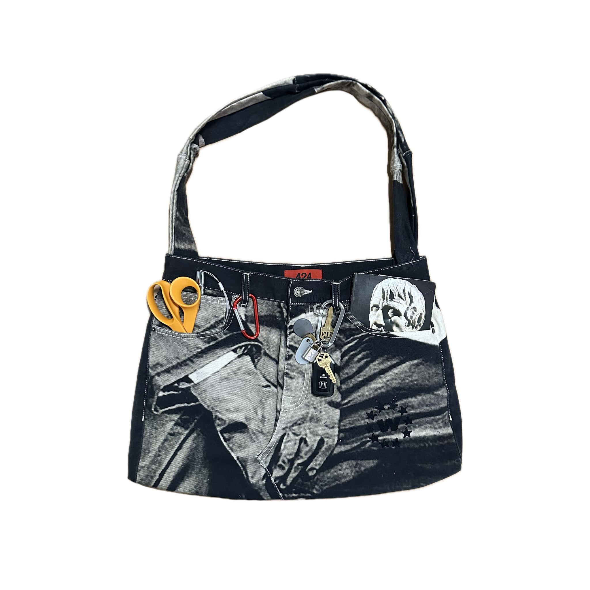 Private Parts 424 Bigger Denim Tote Bag