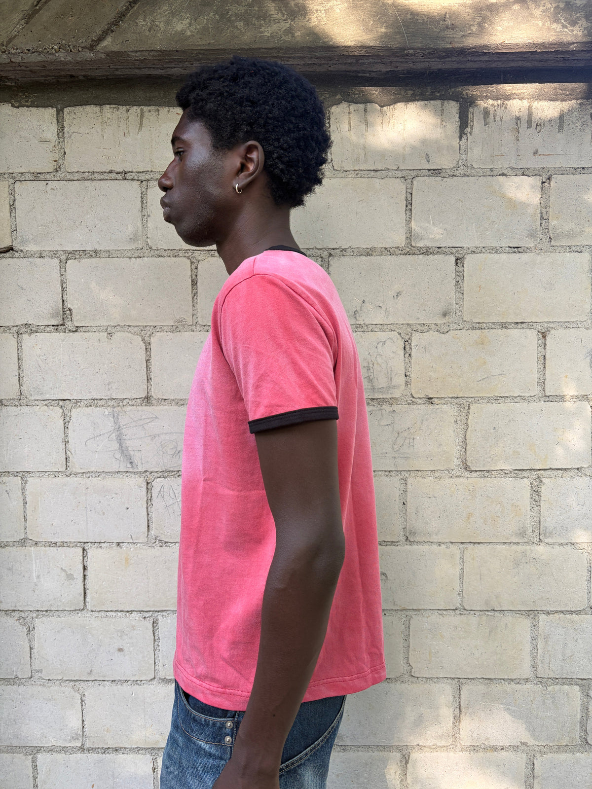 ASSAN RINGER TEE - Shanghai Red