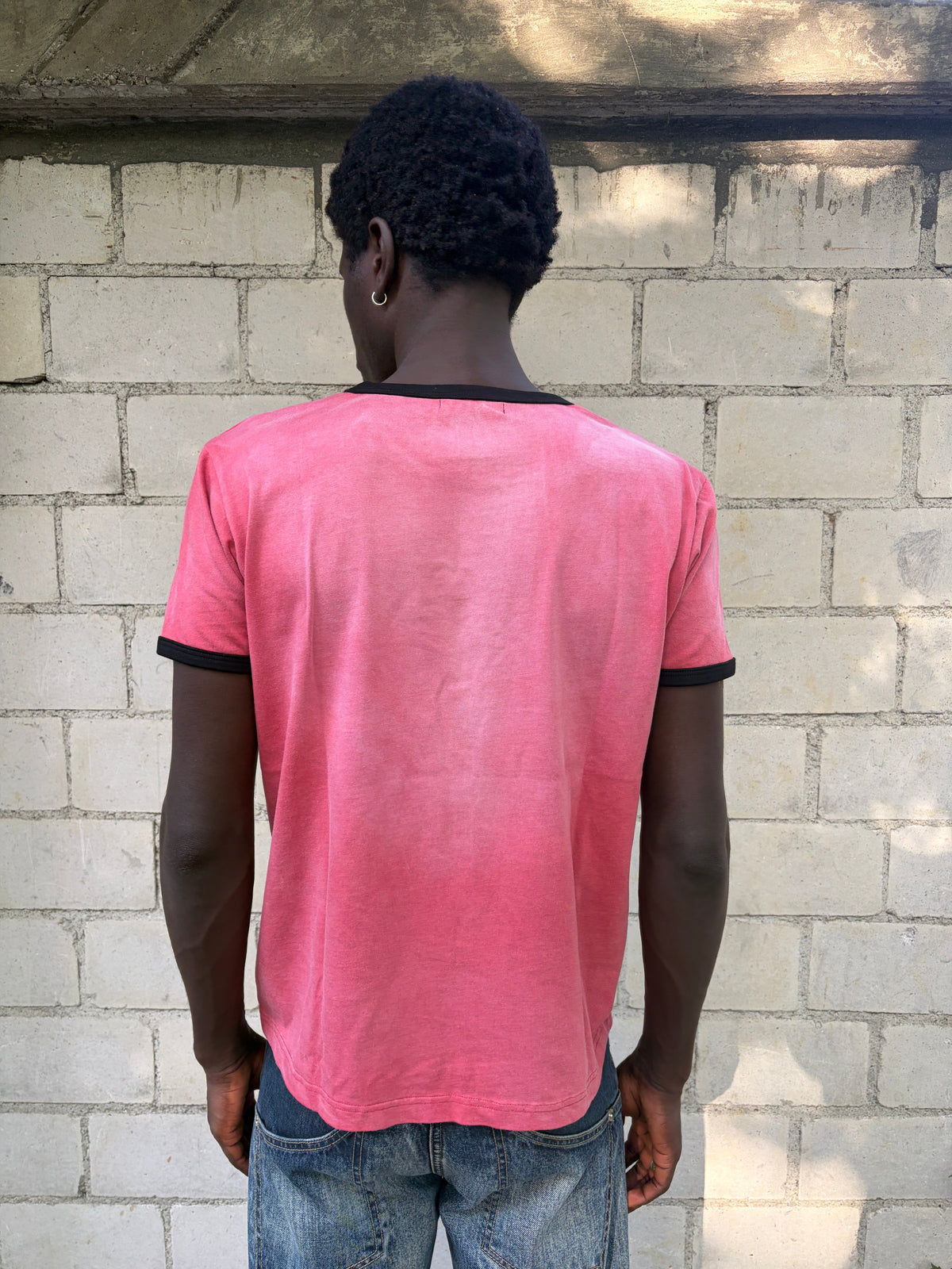 ASSAN RINGER TEE - Shanghai Red