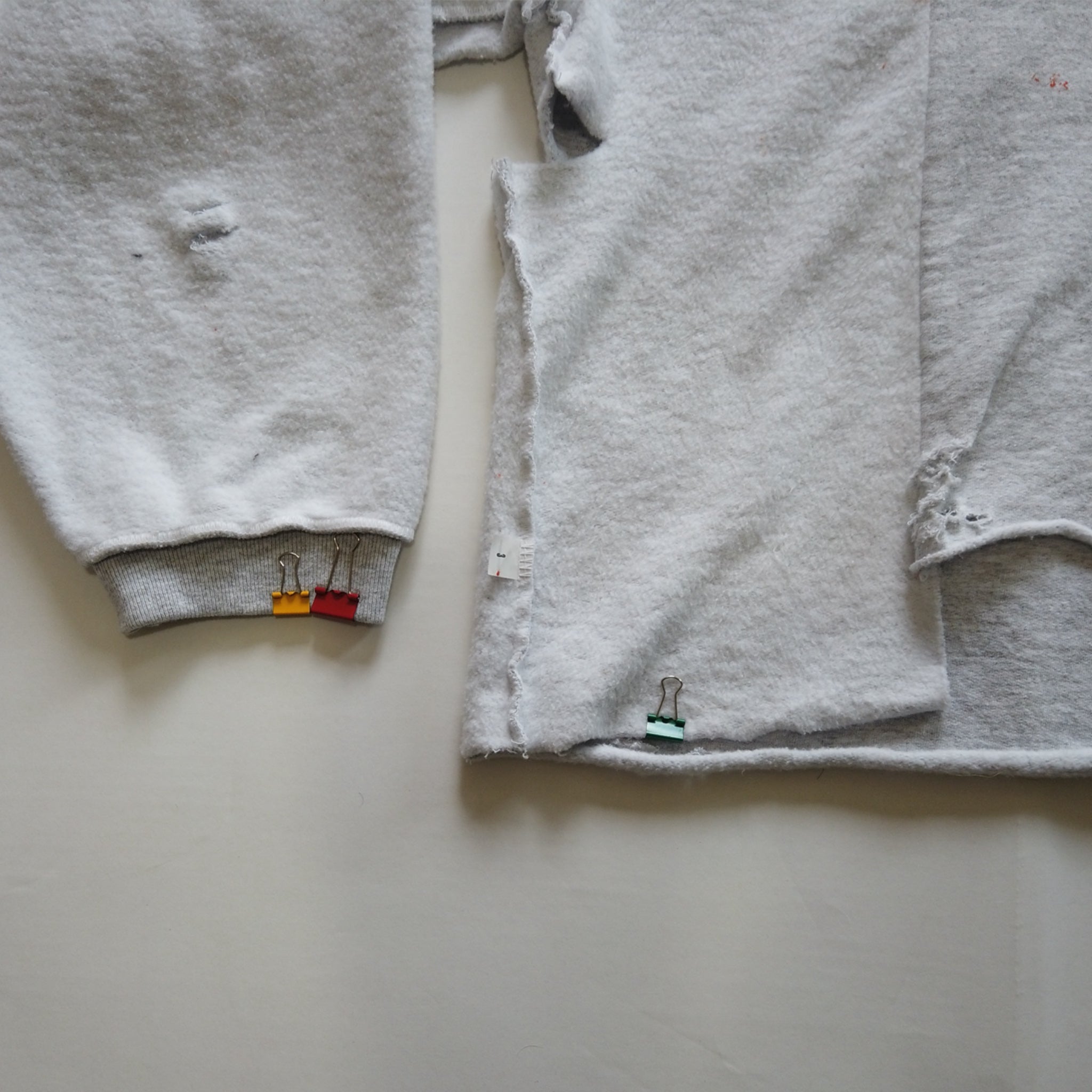 Paperclip Hoodie “Reversed” White Logo