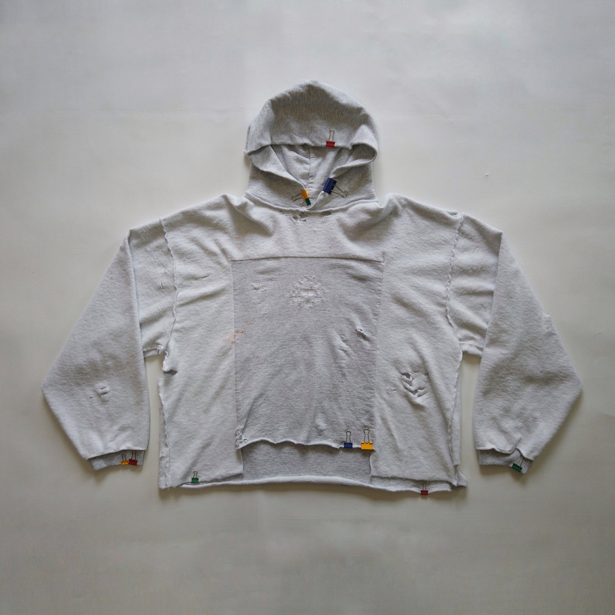 Paperclip Hoodie “Reversed” White Logo