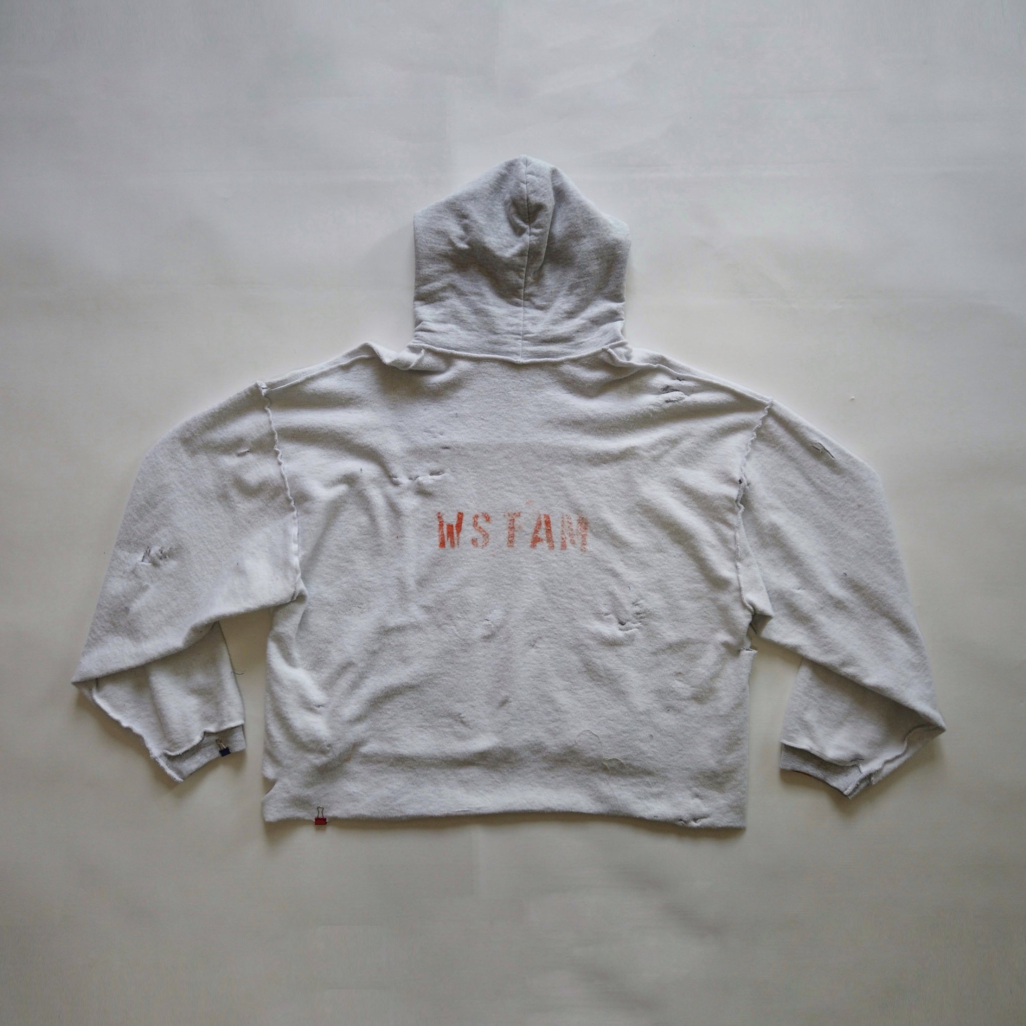 Paperclip Hoodie “Reversed” White Logo