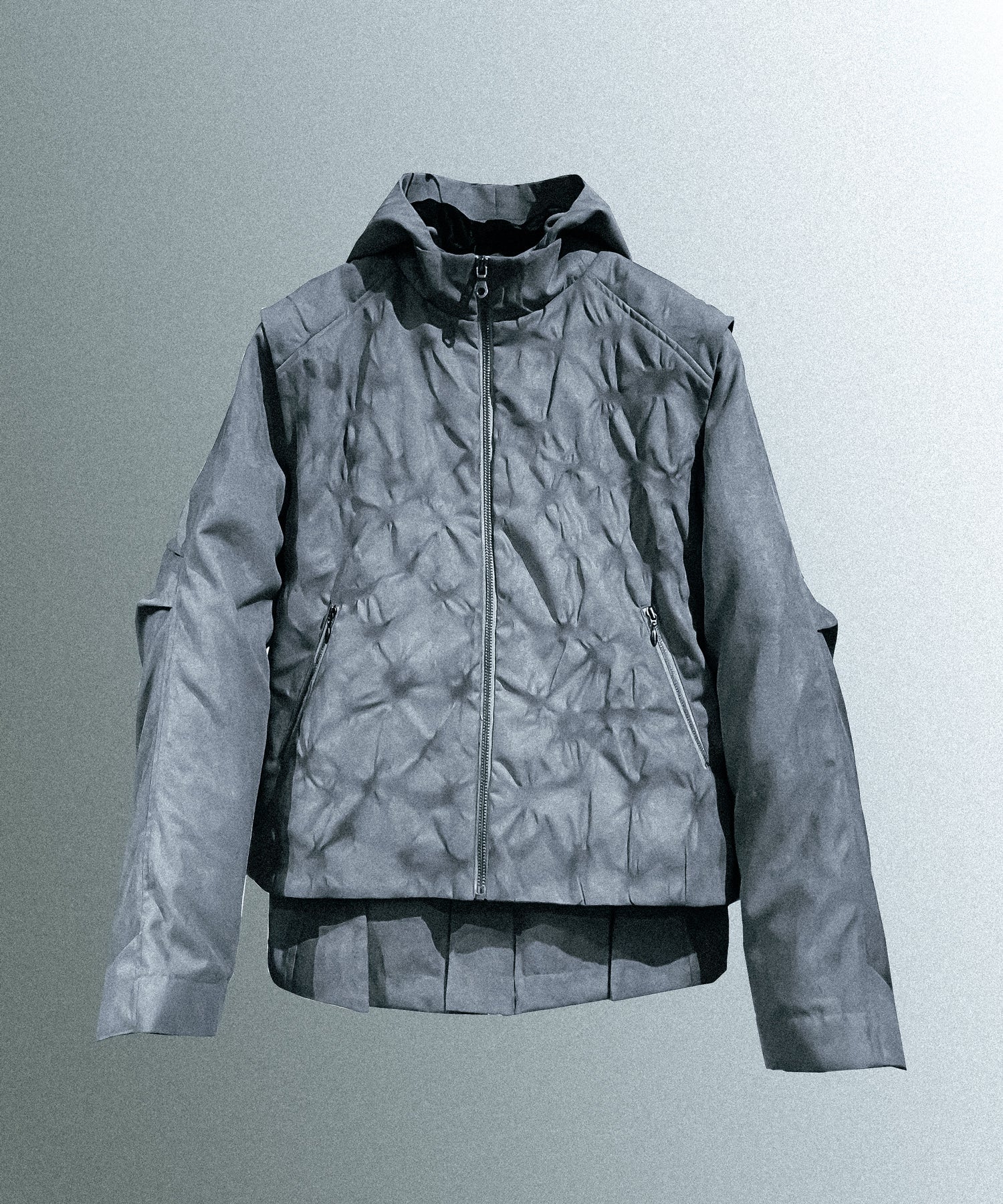 Leaf vein VEST SUEDE