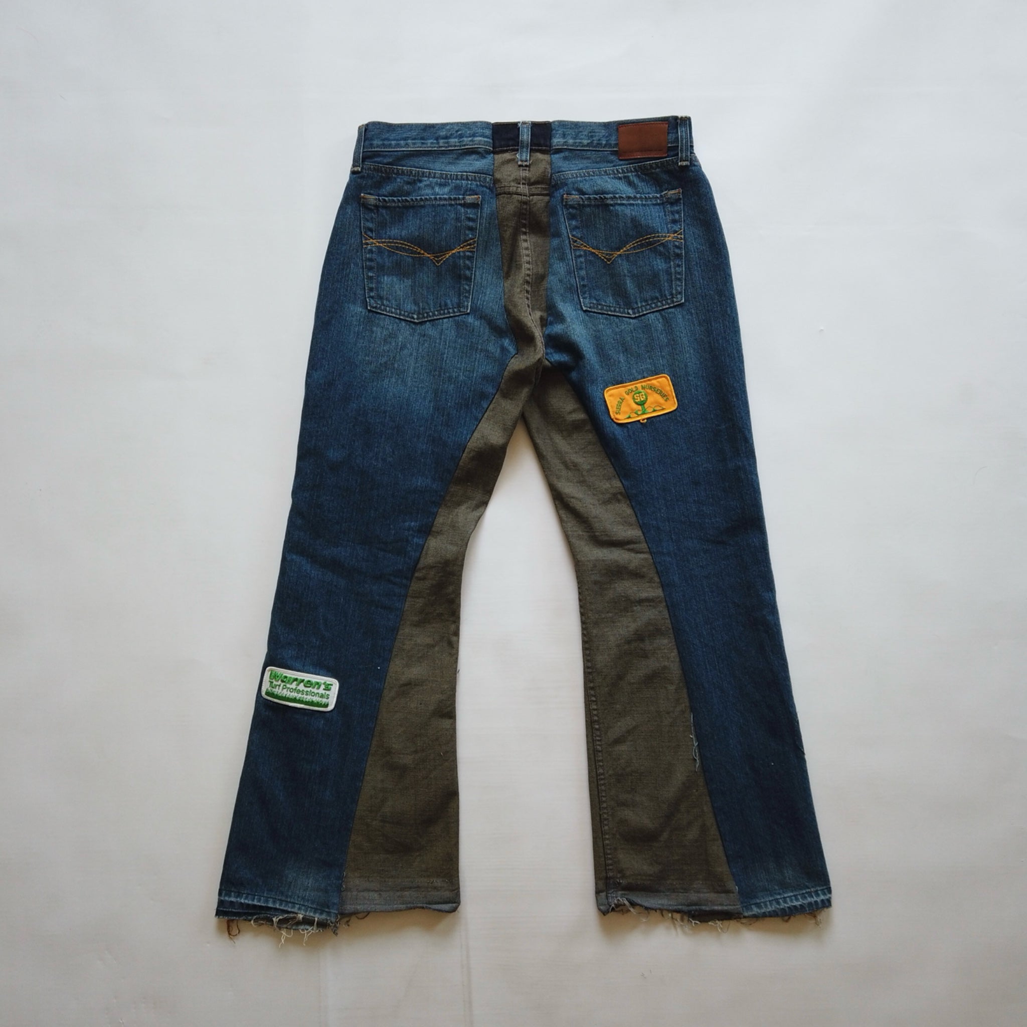 Smile Patchwork Denim