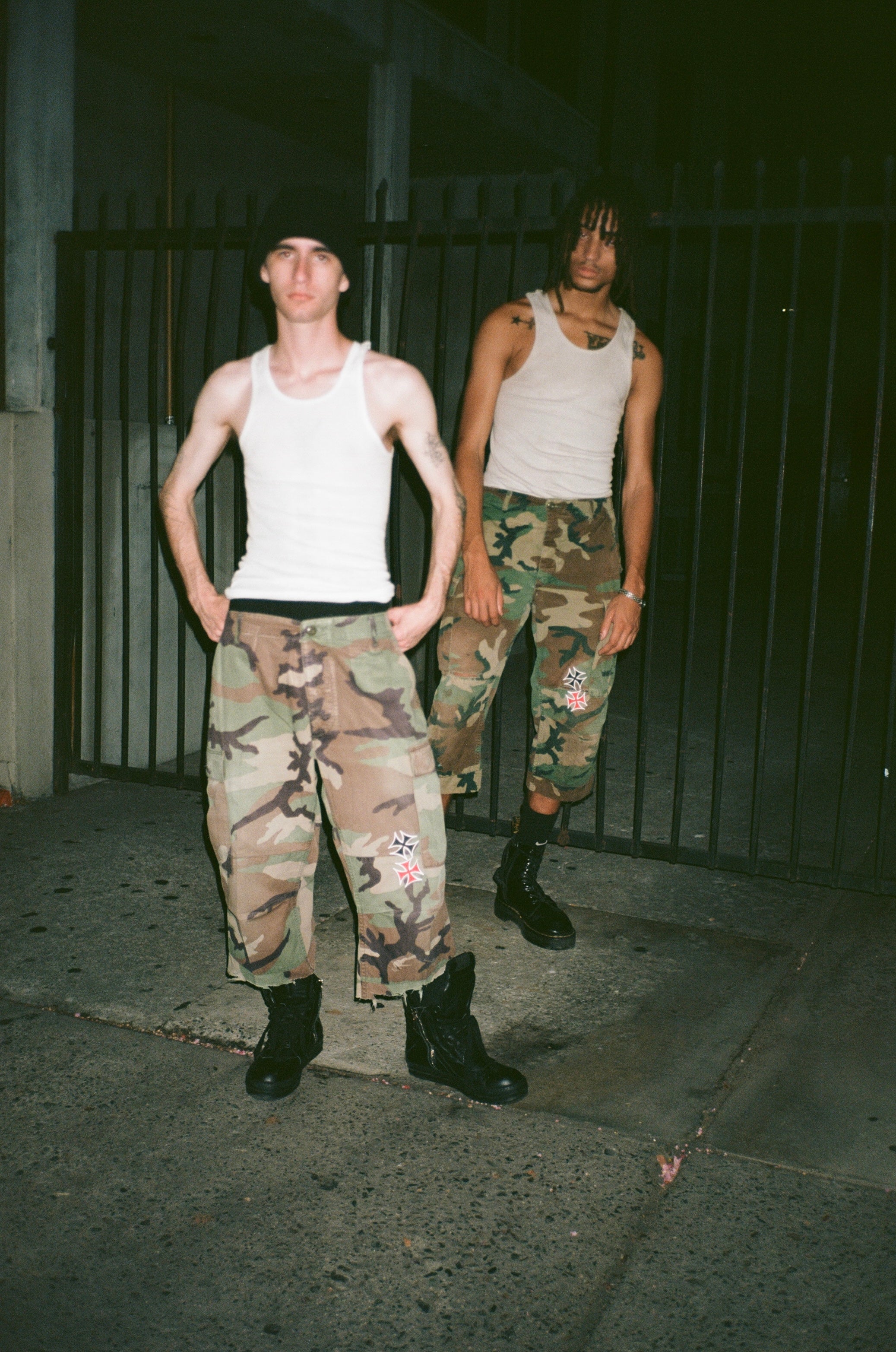HKD 3/4 Camo Cargo shorts