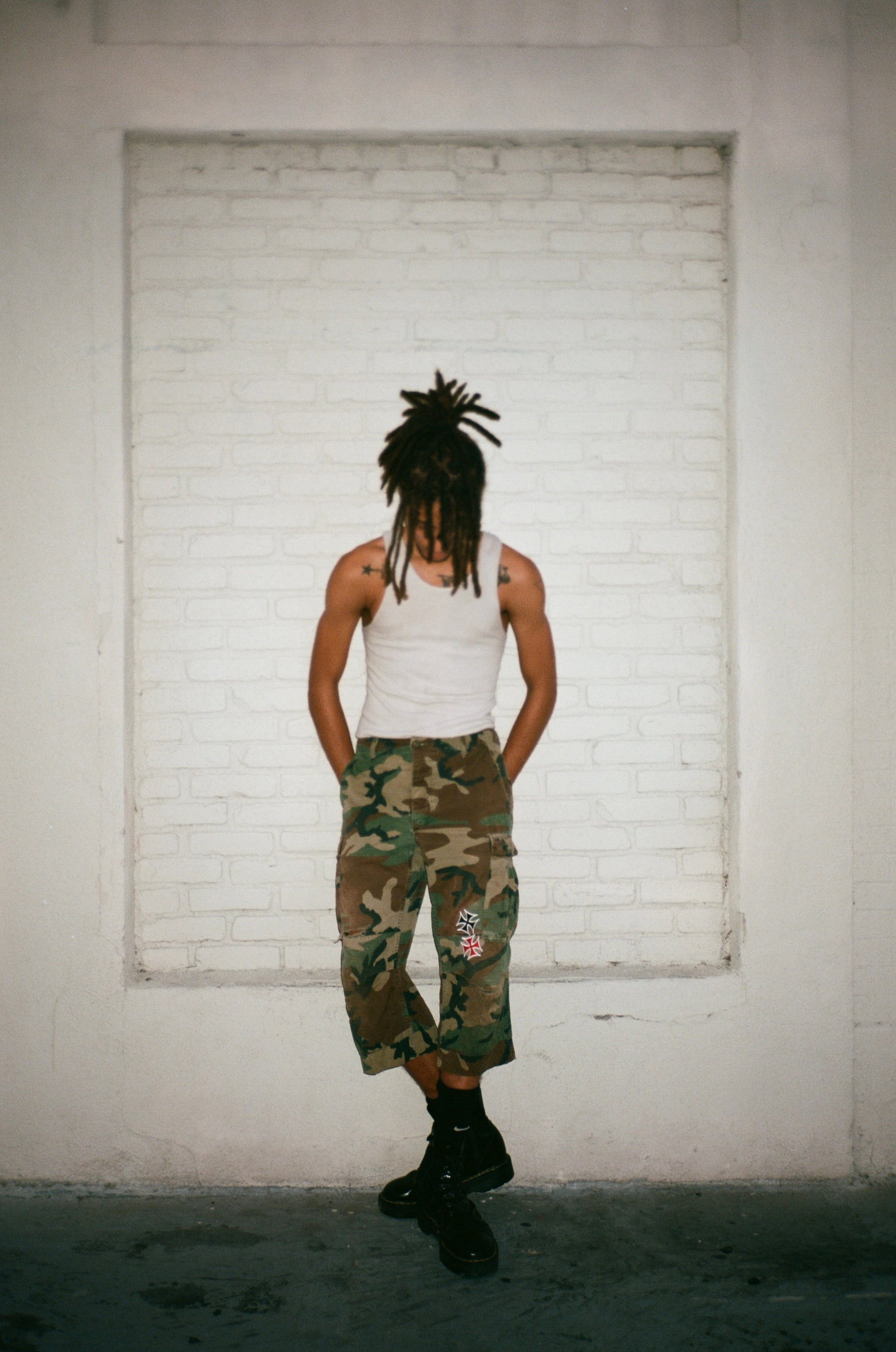 HKD 3/4 Camo Cargo shorts