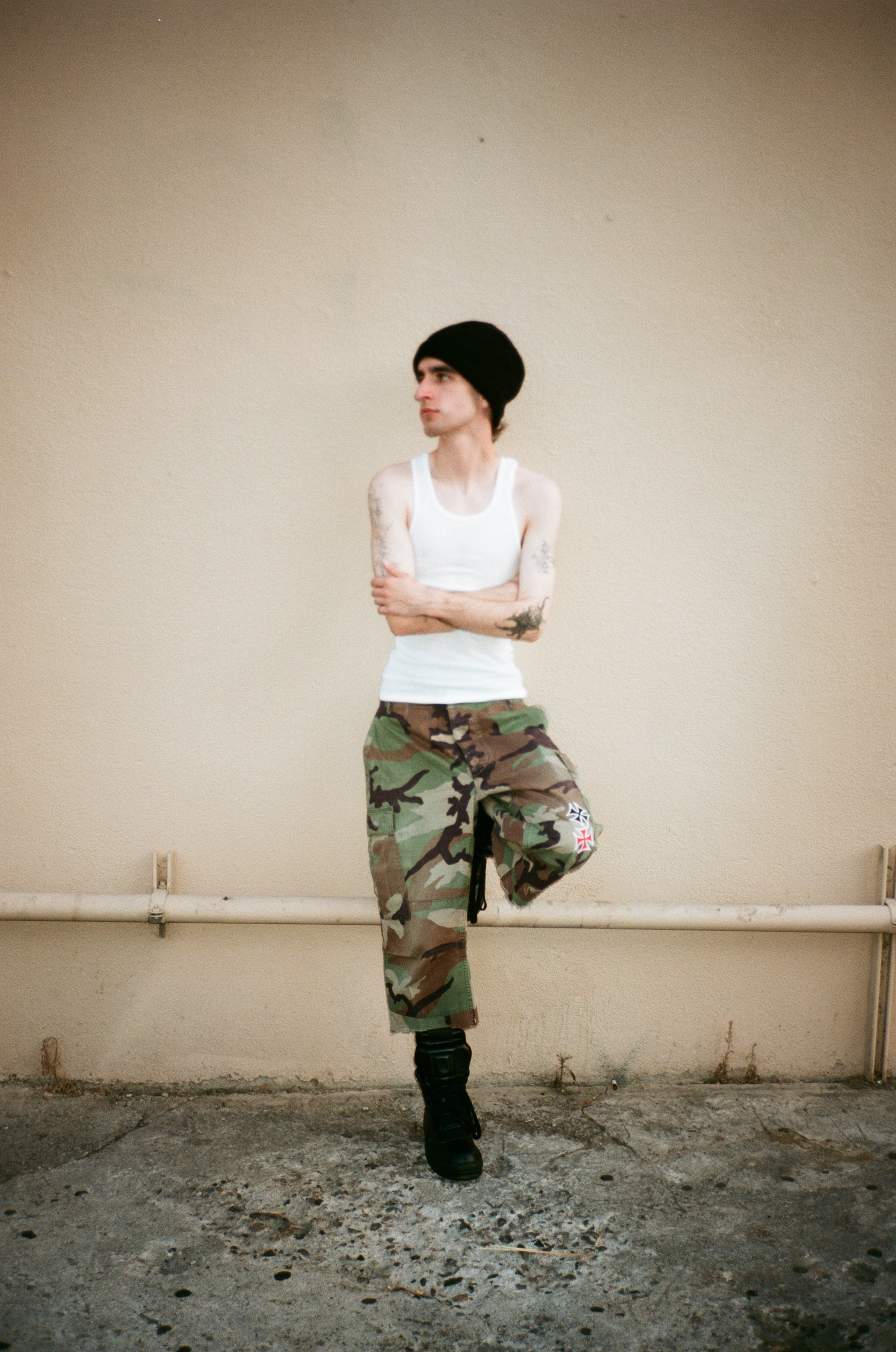 HKD 3/4 Camo Cargo shorts