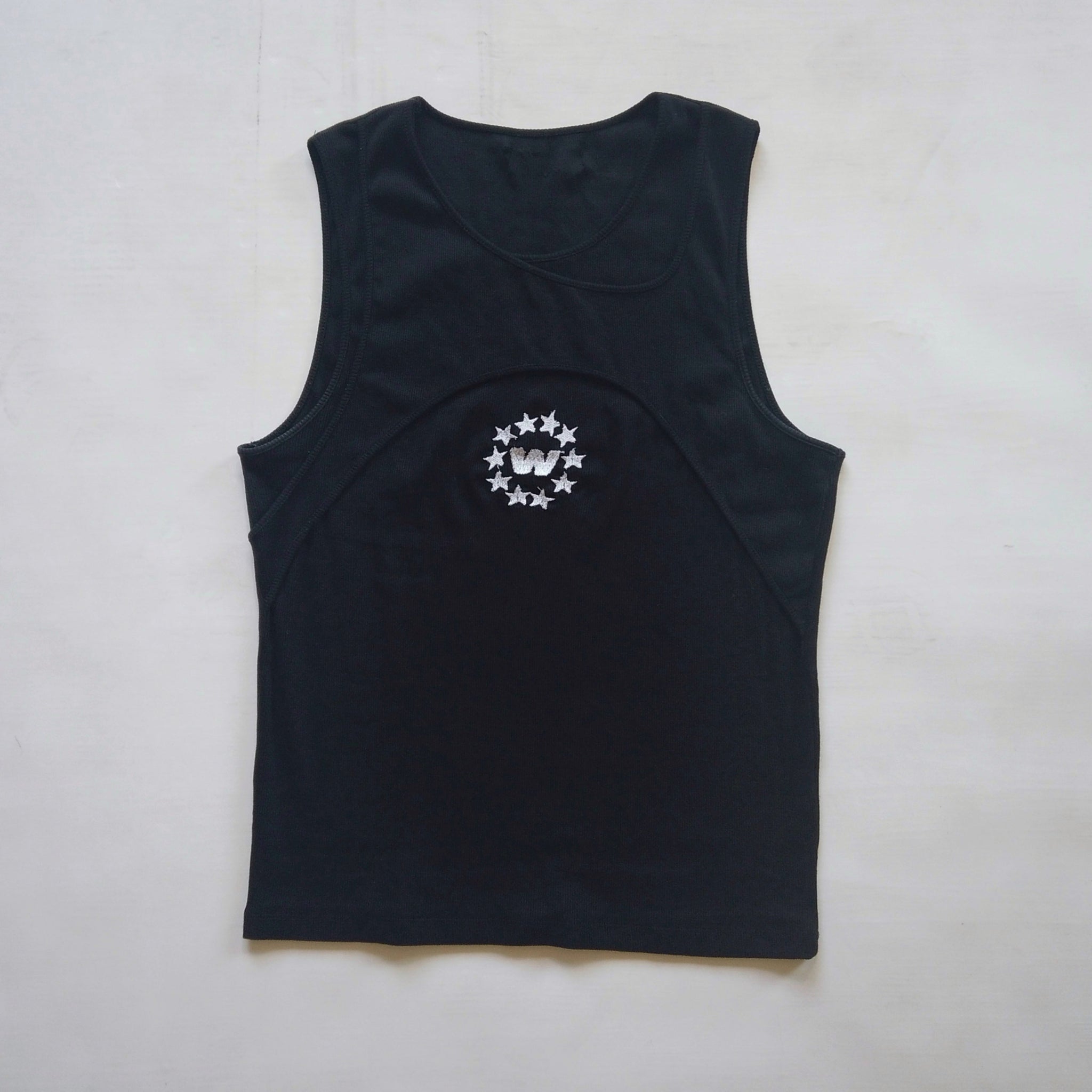 Black Logo Tank Top