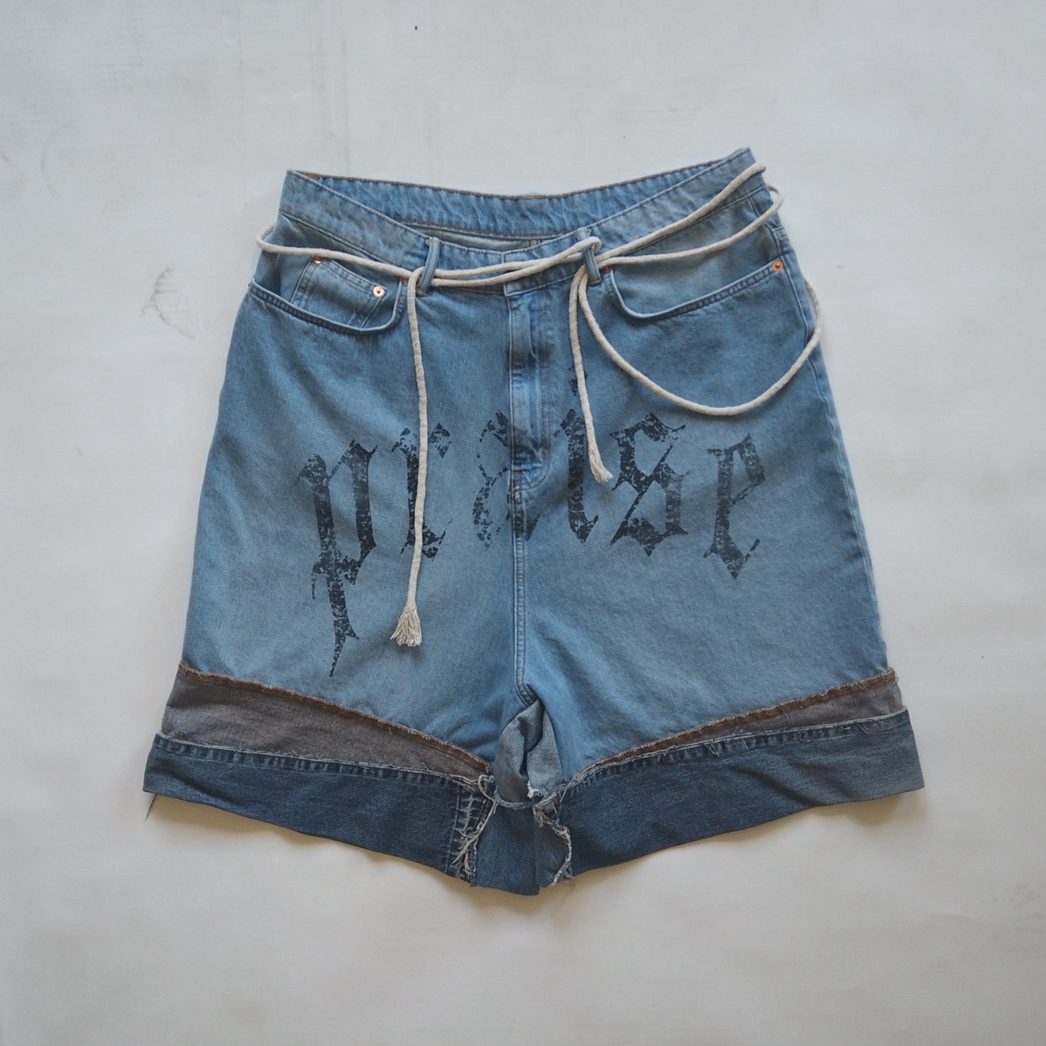 Without Lords Baggy Denim Shorts x WSTAM