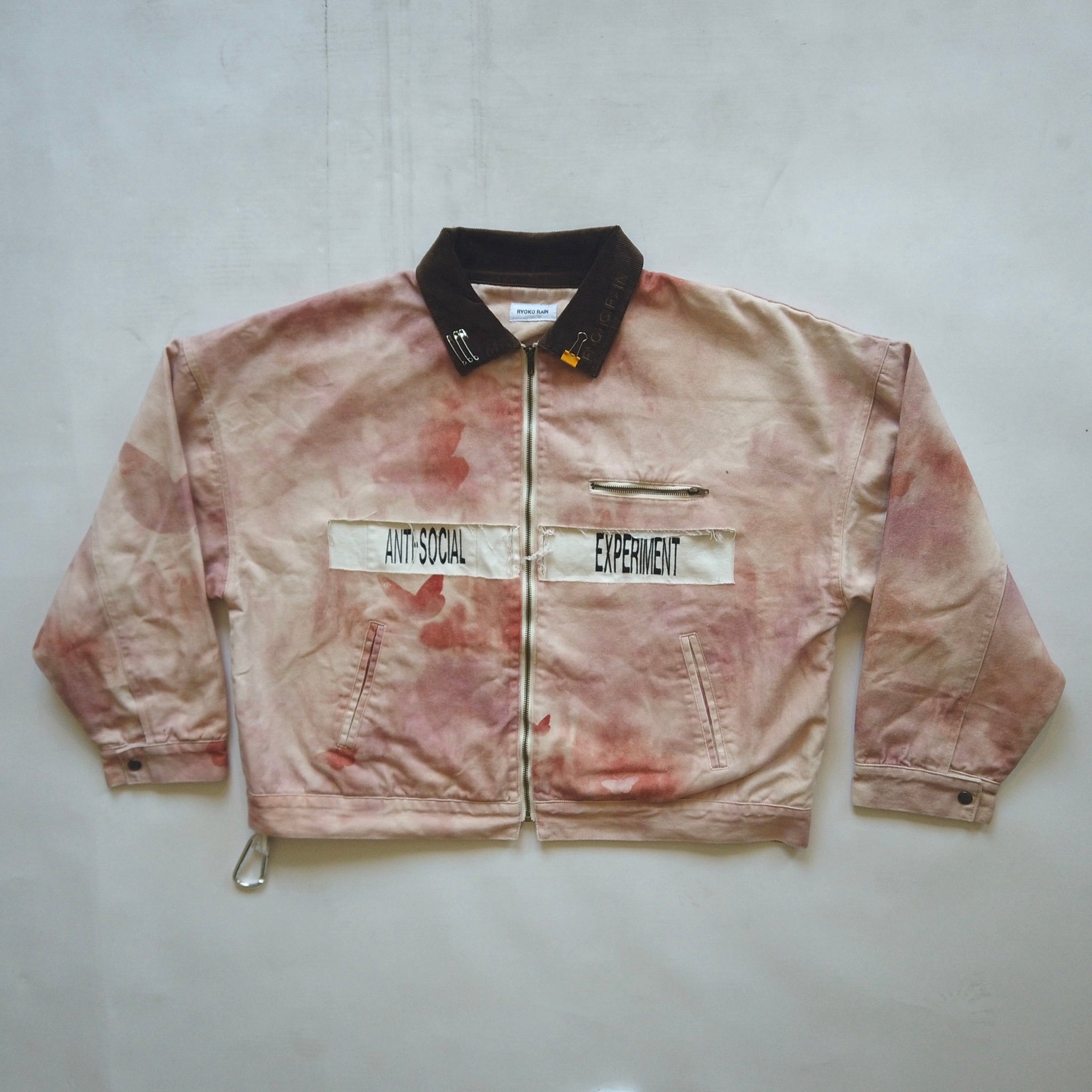 Reworked Ryoko Rain Tie-Dye Denim Jacket