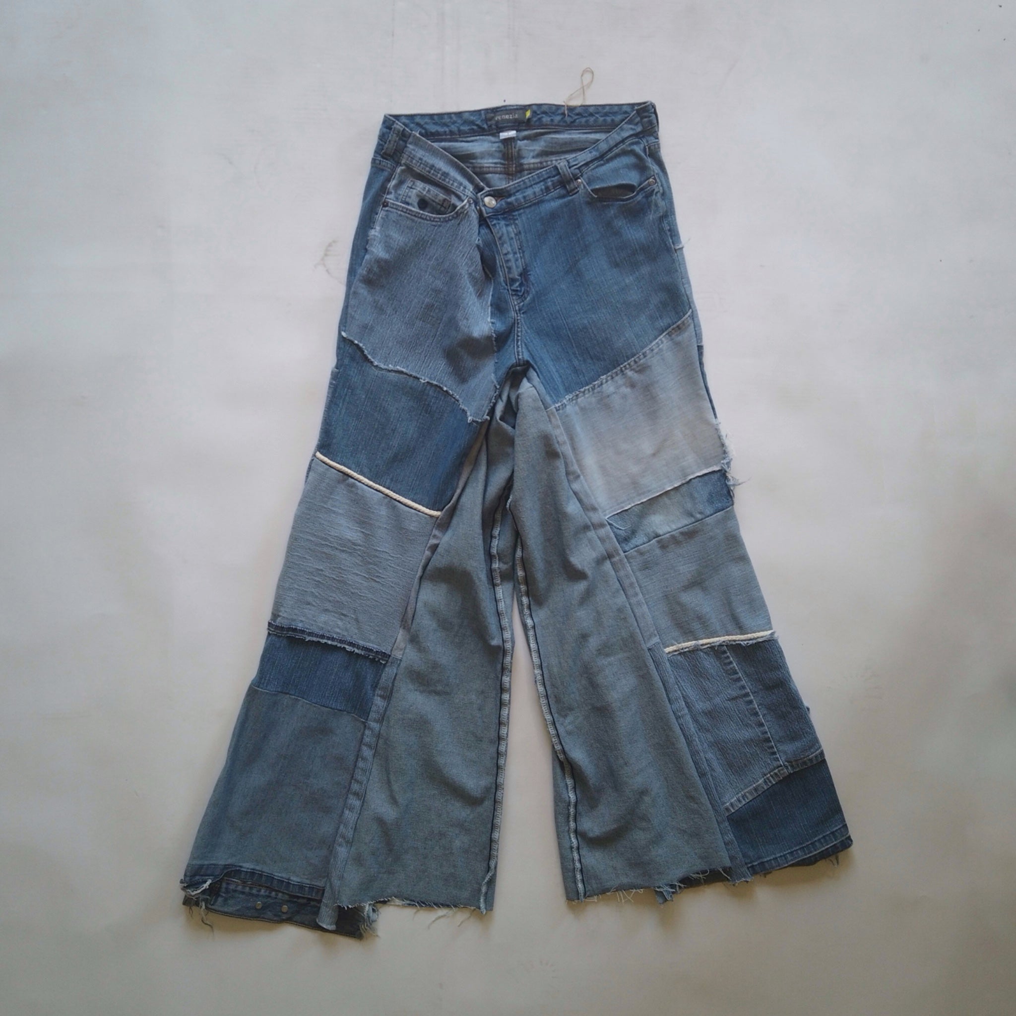 Patchwork Baggier Jeans