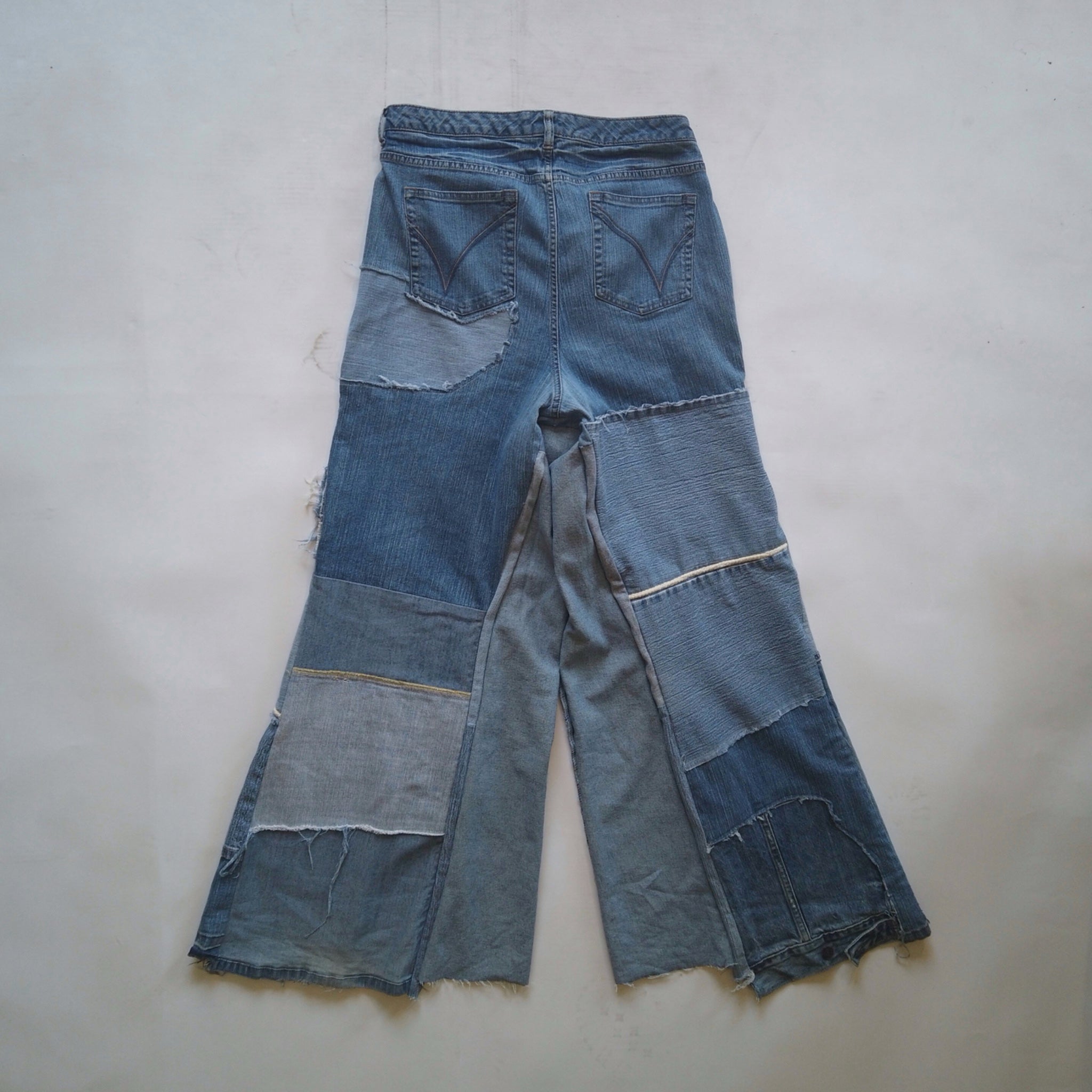 Patchwork Baggier Jeans