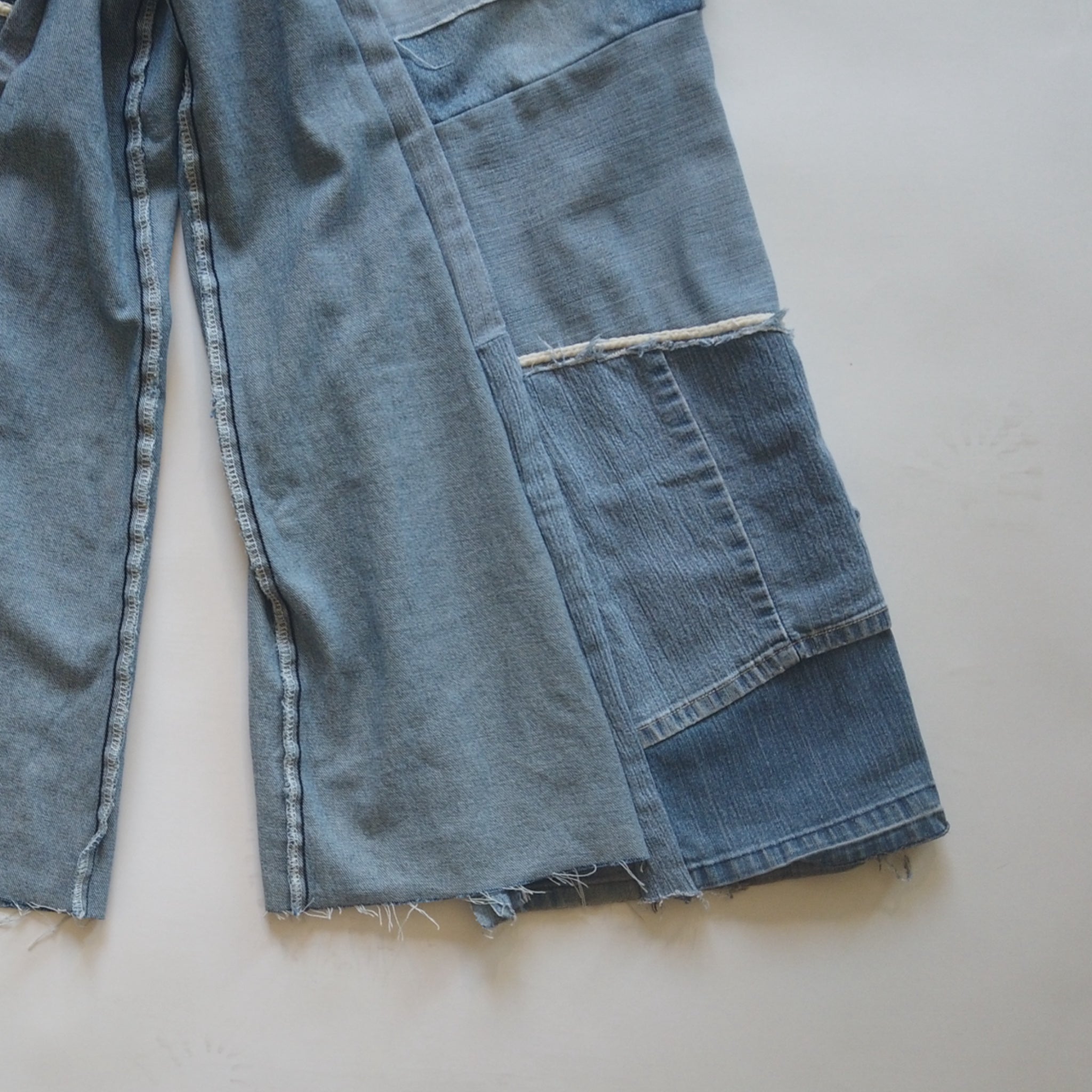 Patchwork Baggier Jeans