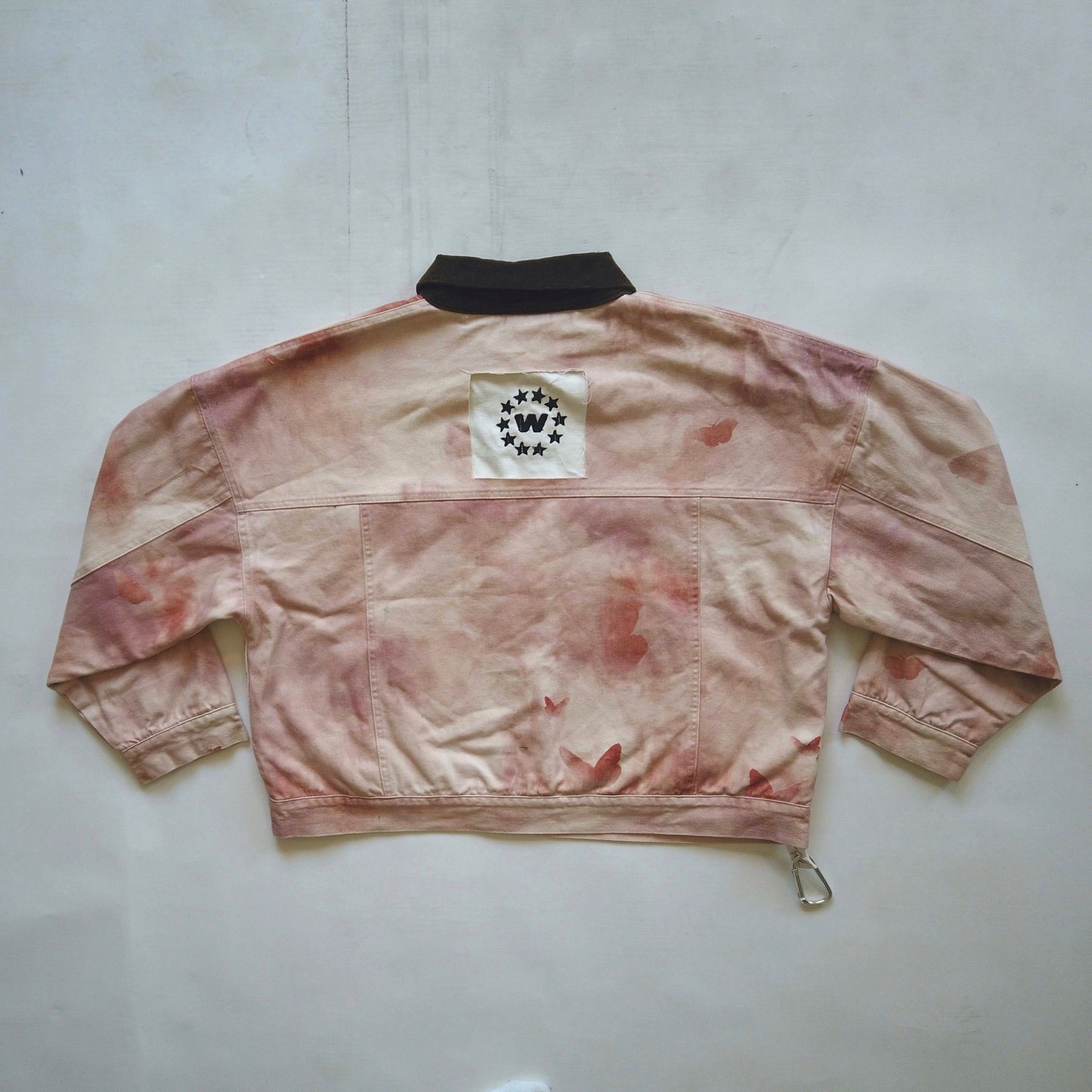 Reworked Ryoko Rain Tie-Dye Denim Jacket