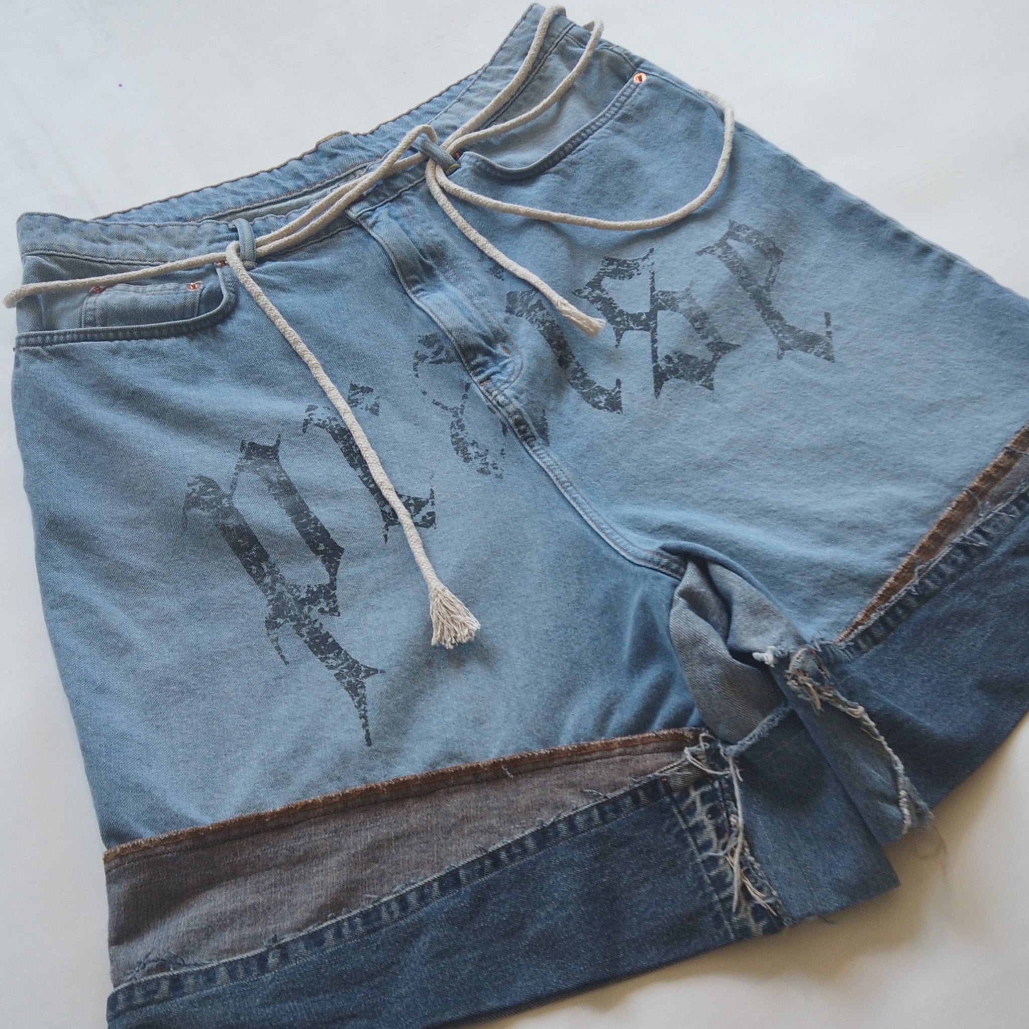 Without Lords Baggy Denim Shorts x WSTAM