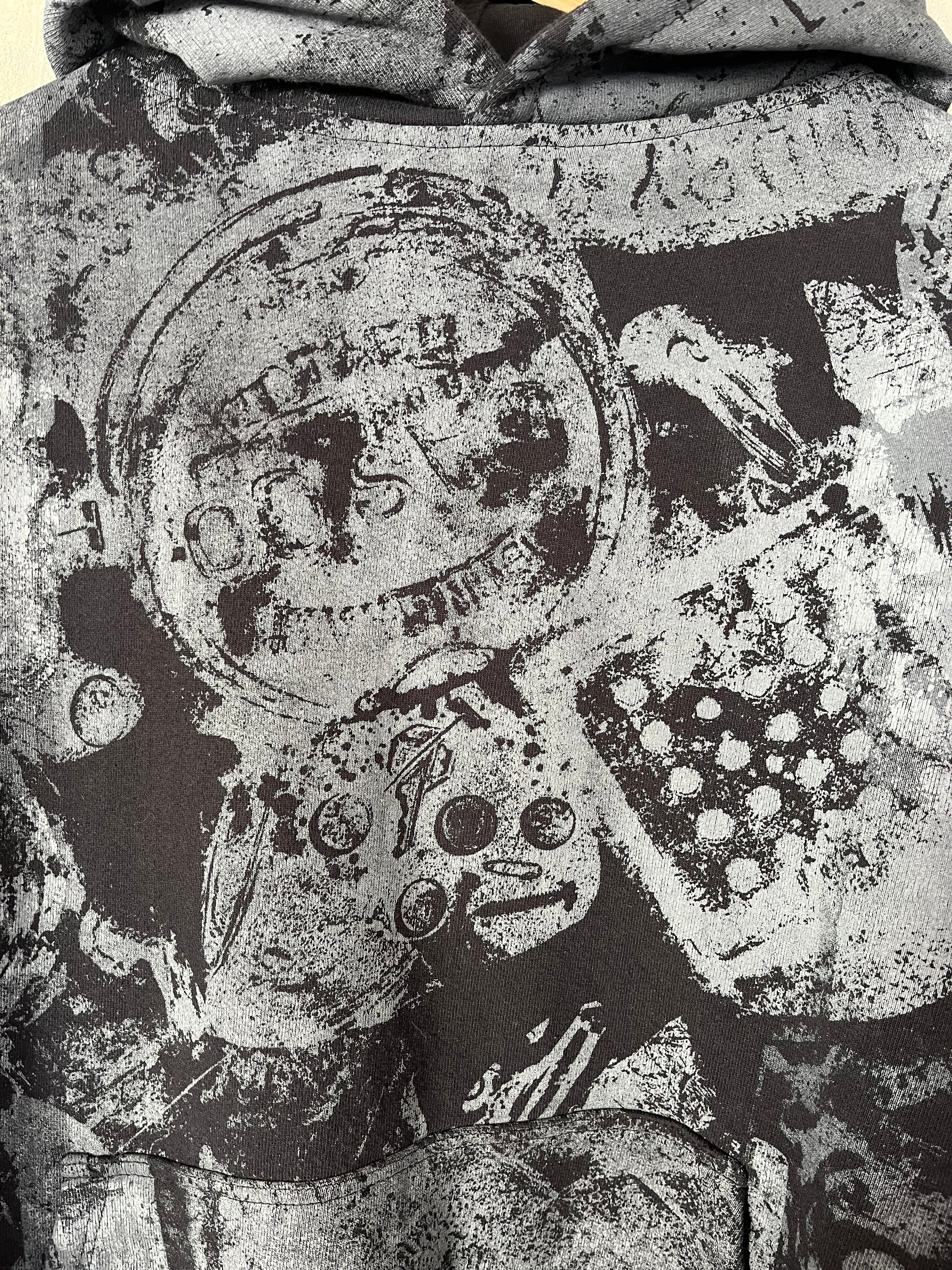 Scattered Surface Print Hoodie