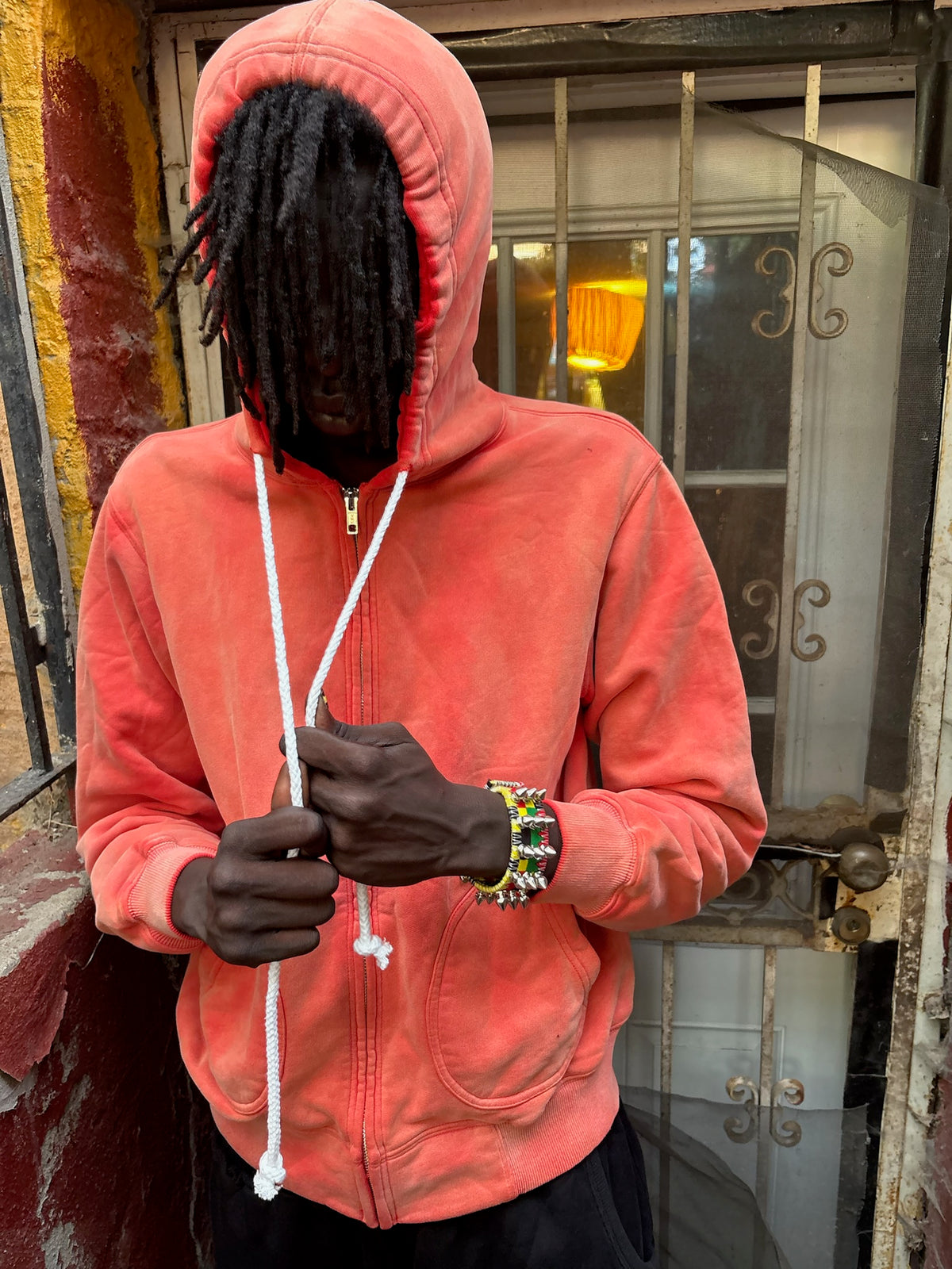 Everyday Fitted Zip-up, Orange