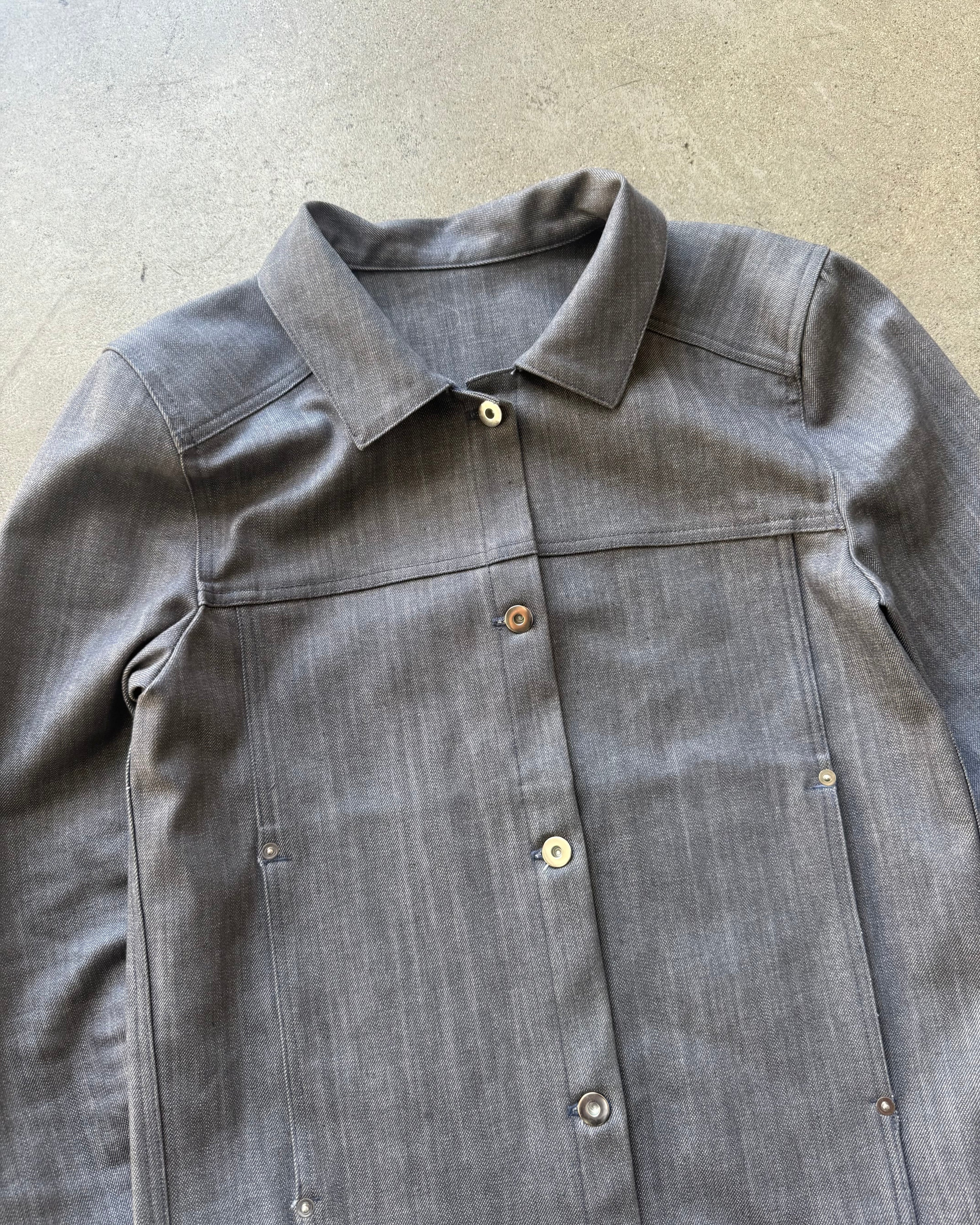 STREAMLINE 0.1 'GREY' JAPANESE DENIM JACKET