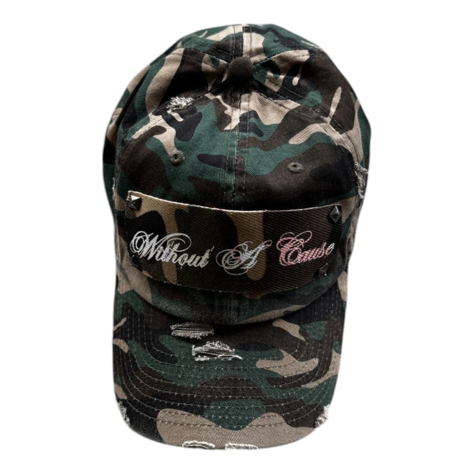 WITHOUT A CAUSE Studded Patch Hat