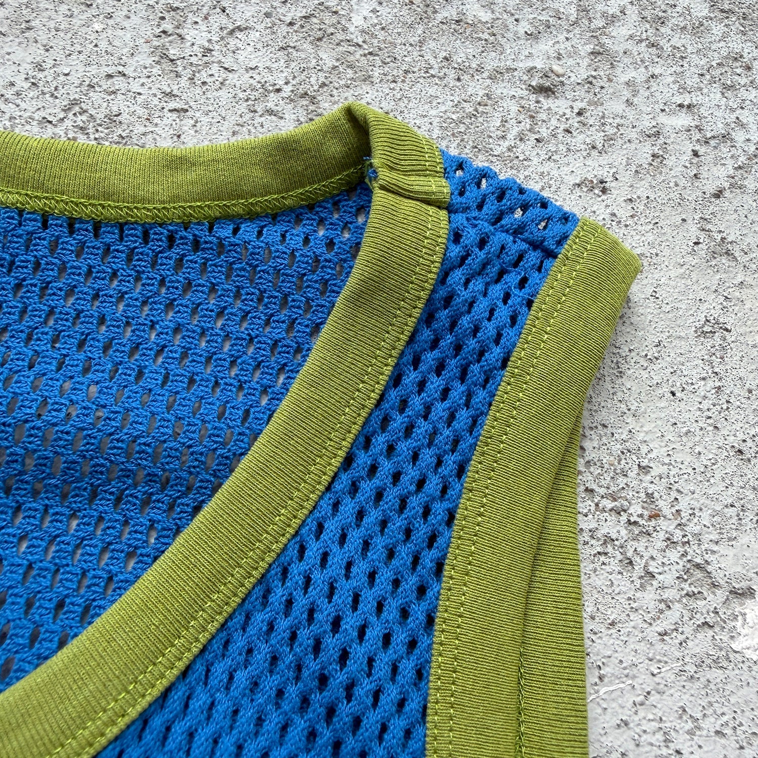 filthy® cotton fishnet swingman jersey (blue)