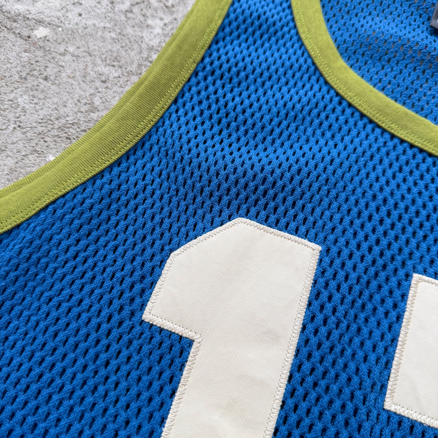 filthy® cotton fishnet swingman jersey (blue)