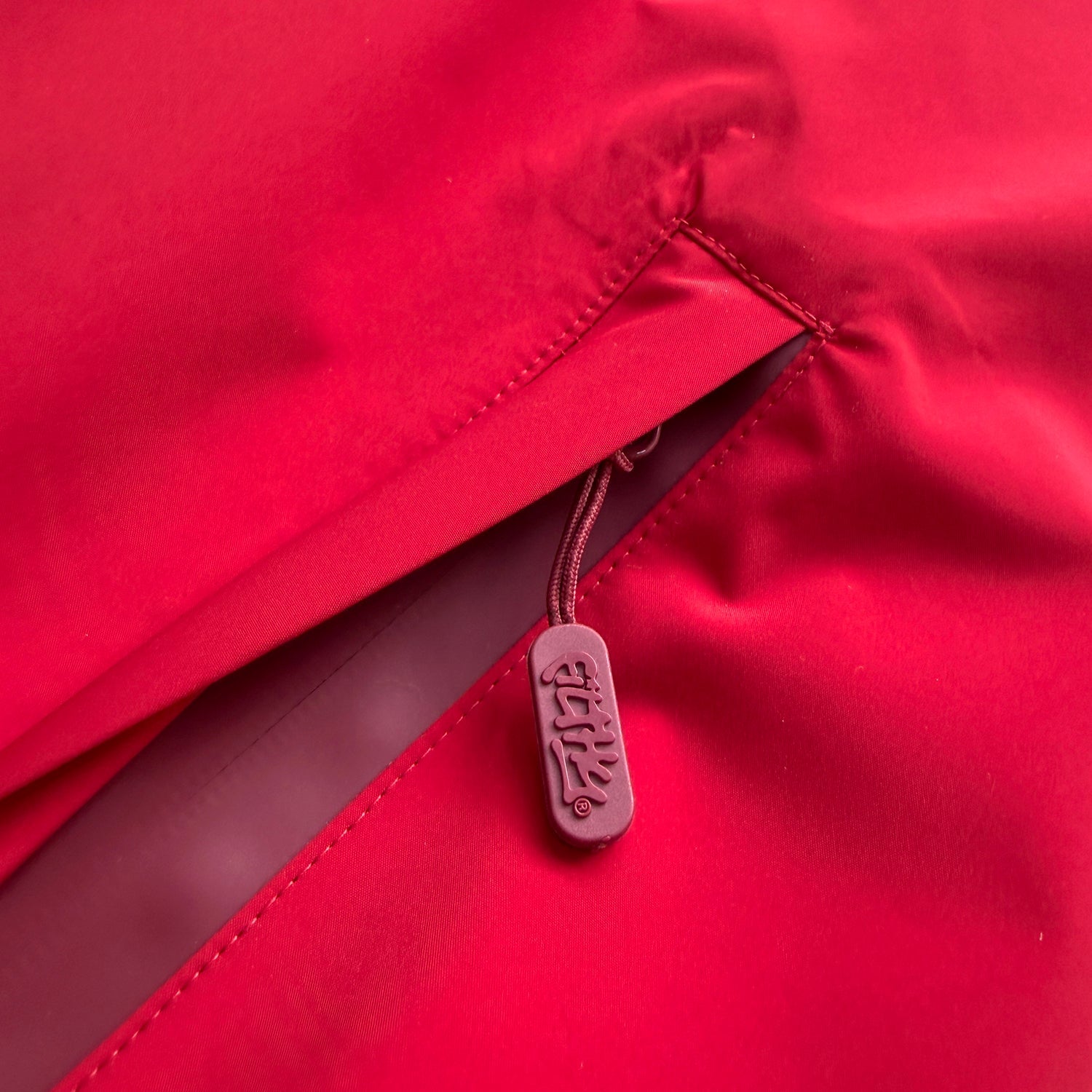 filthy® 2-stripe rain jacket (red)