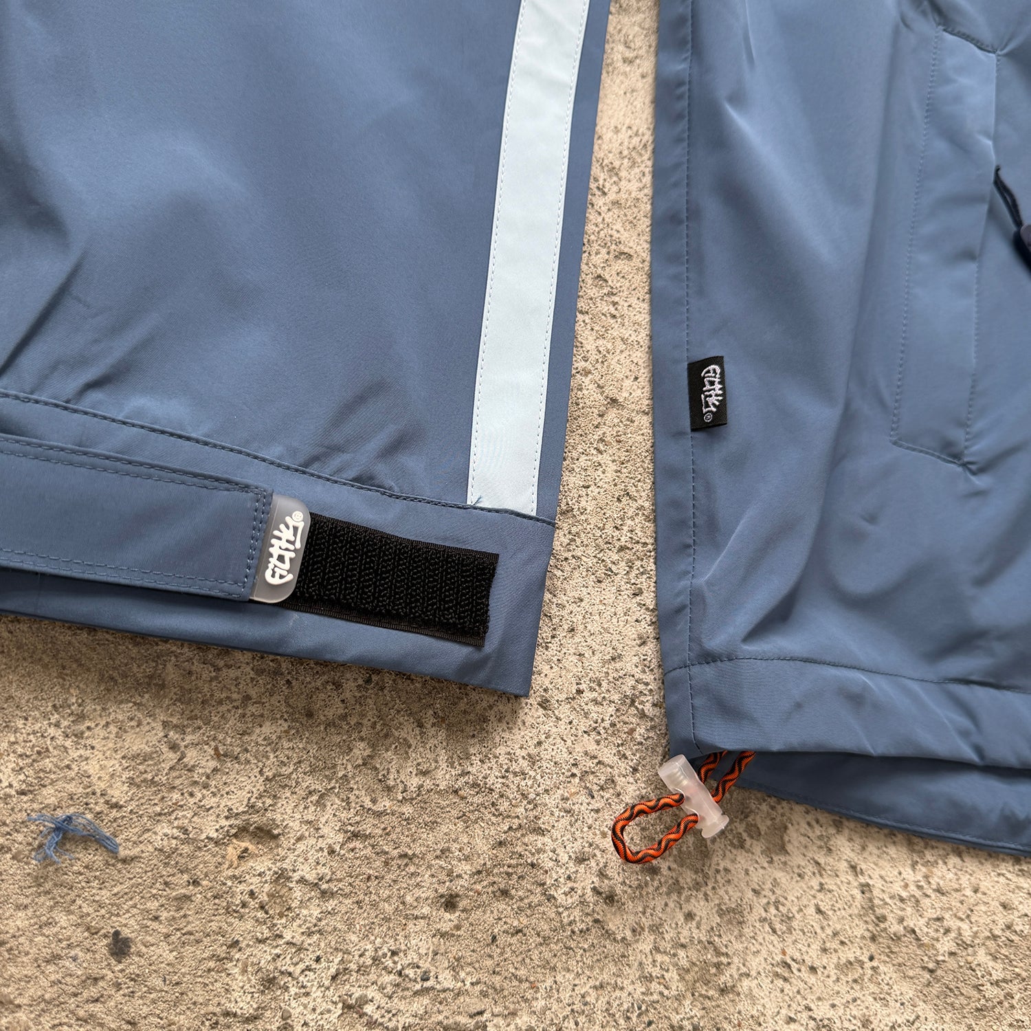 filthy® 2-stripe rain jacket (indigo)