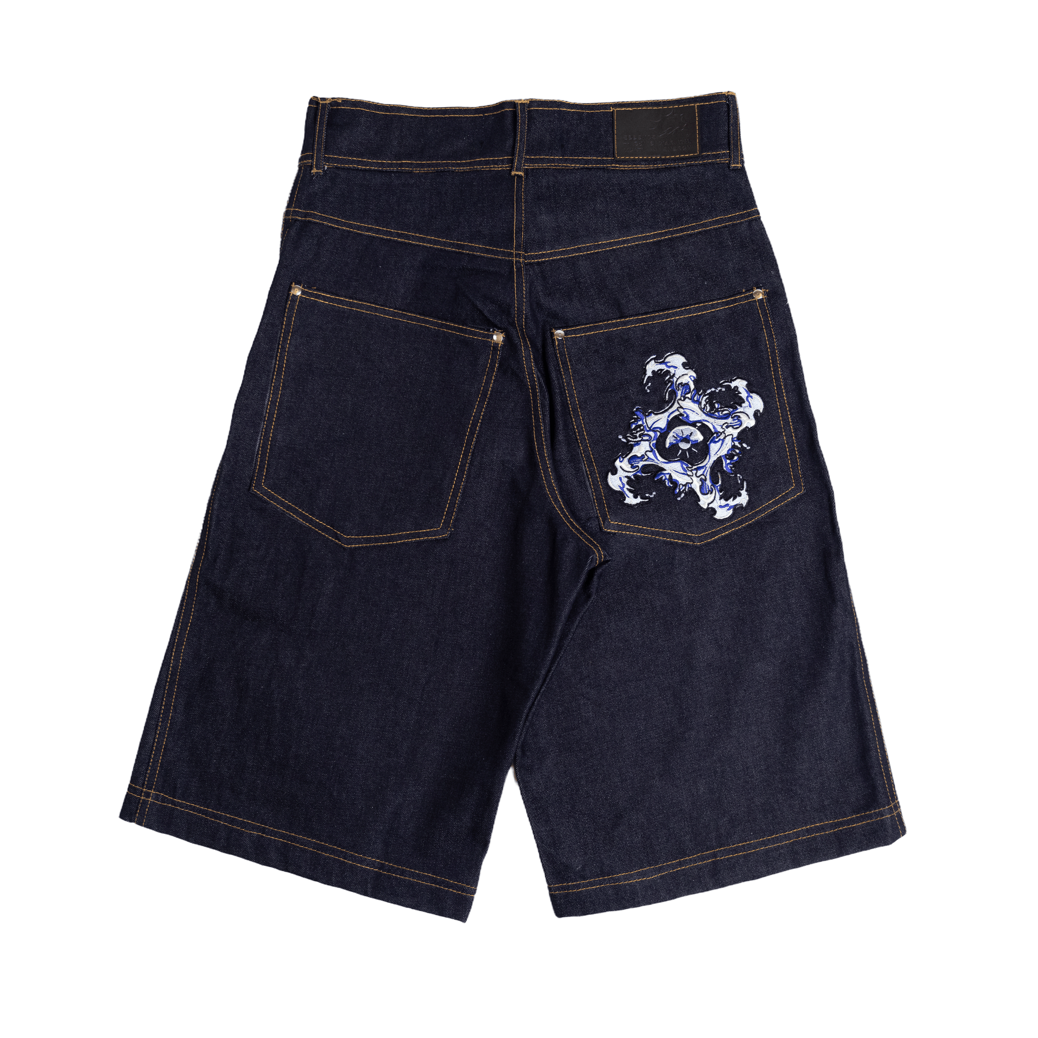 17oz Raw Blue Denim Jorts