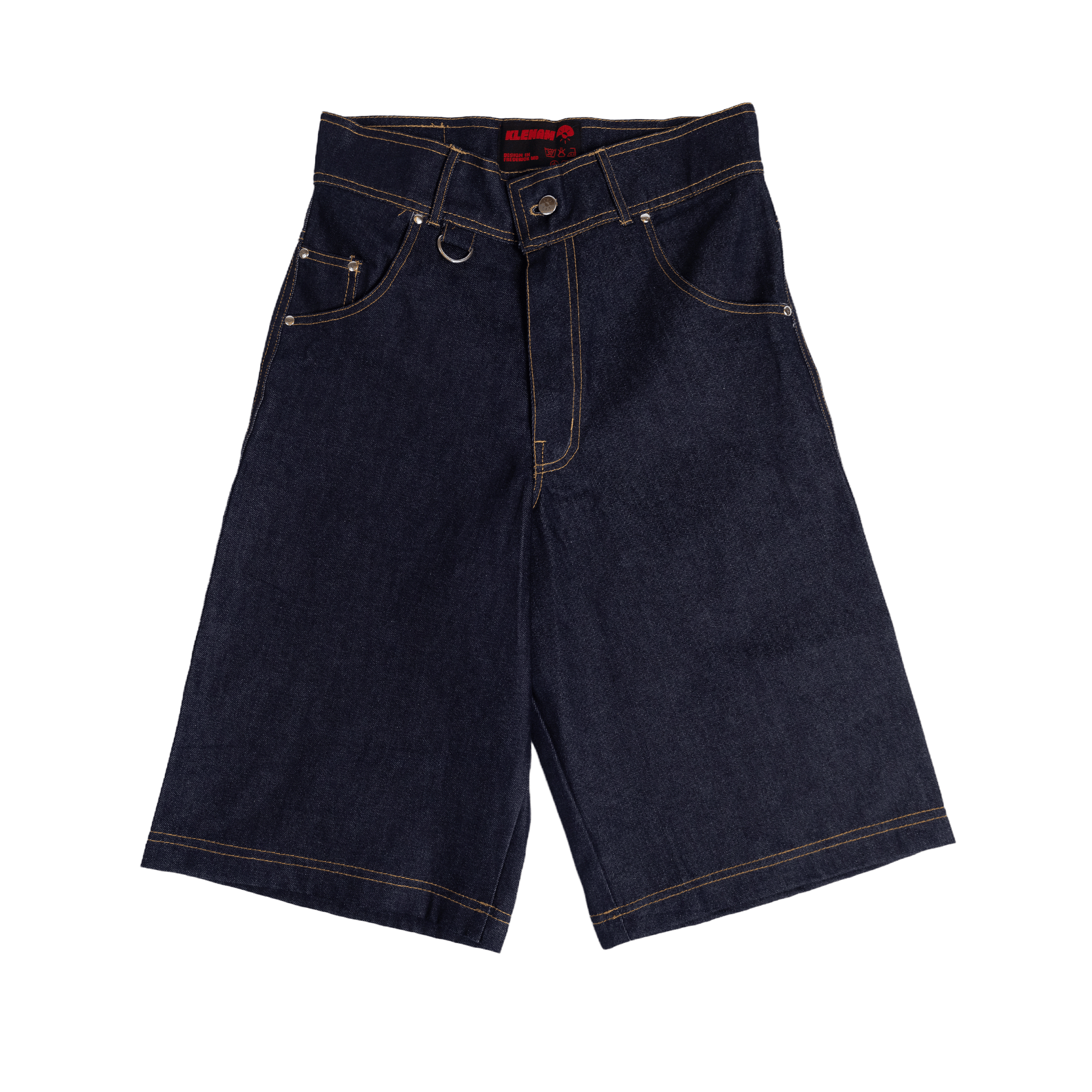 17oz Raw Blue Denim Jorts