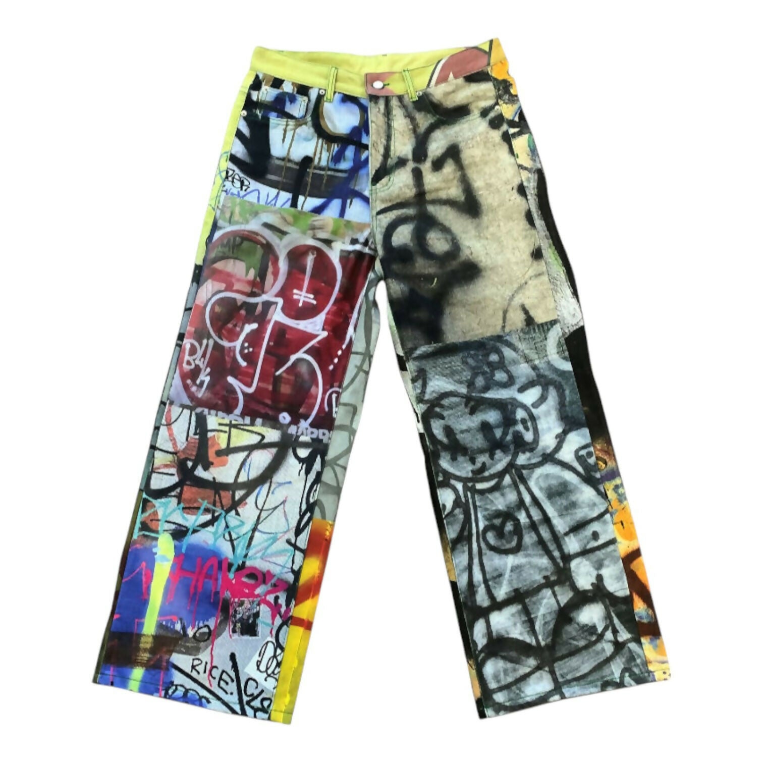 BLACKBLONDのBBD Pop Clash Multi Patch Denim Pants MUSINSA | BLACKBLOND Vivid Pop Clash Multi Patch Denim Pants