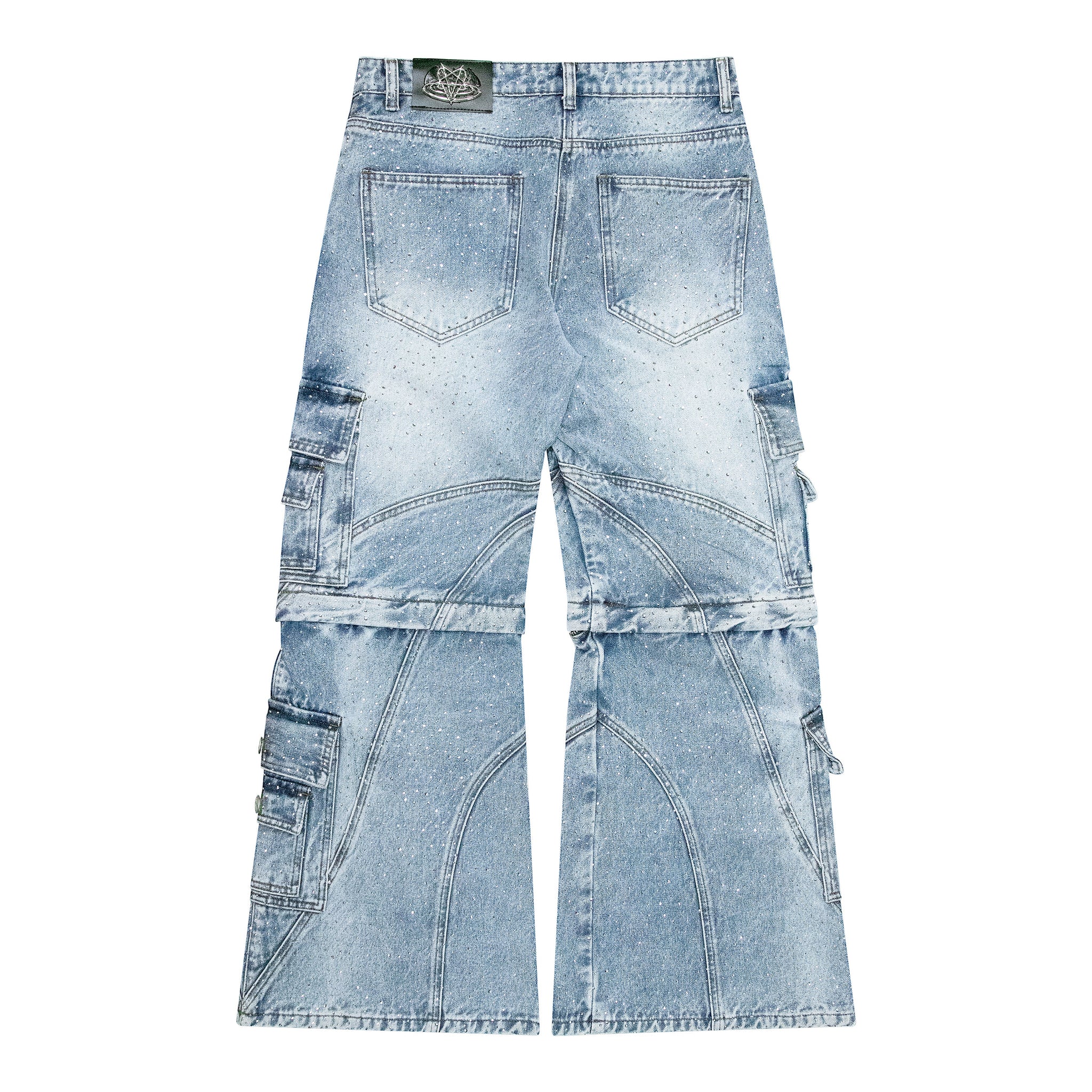 "LGHTCRYSTL" TRNSFRMR DENIM