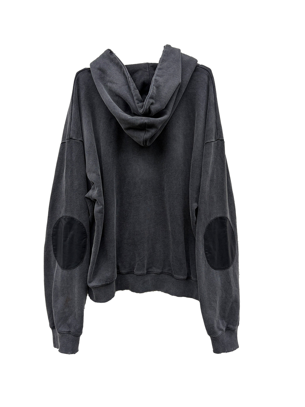 MOSES - Genuine Leather Elbow Patch hoodie