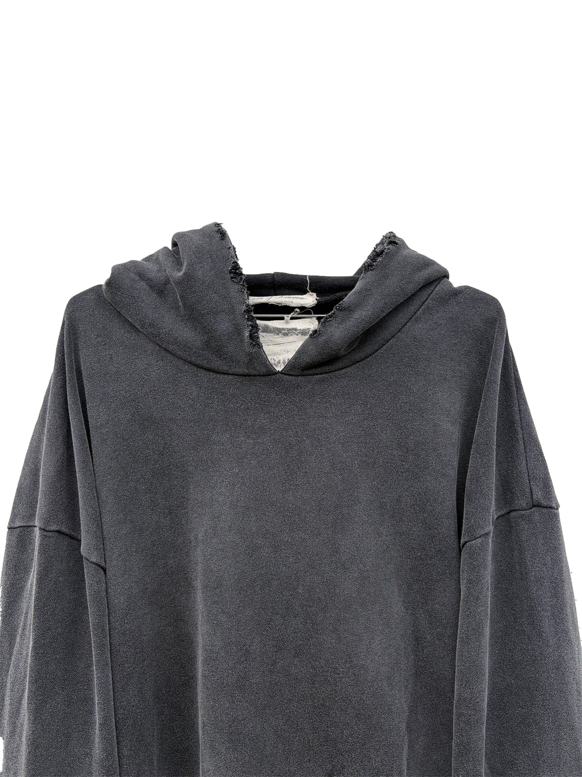MOSES - Genuine Leather Elbow Patch hoodie