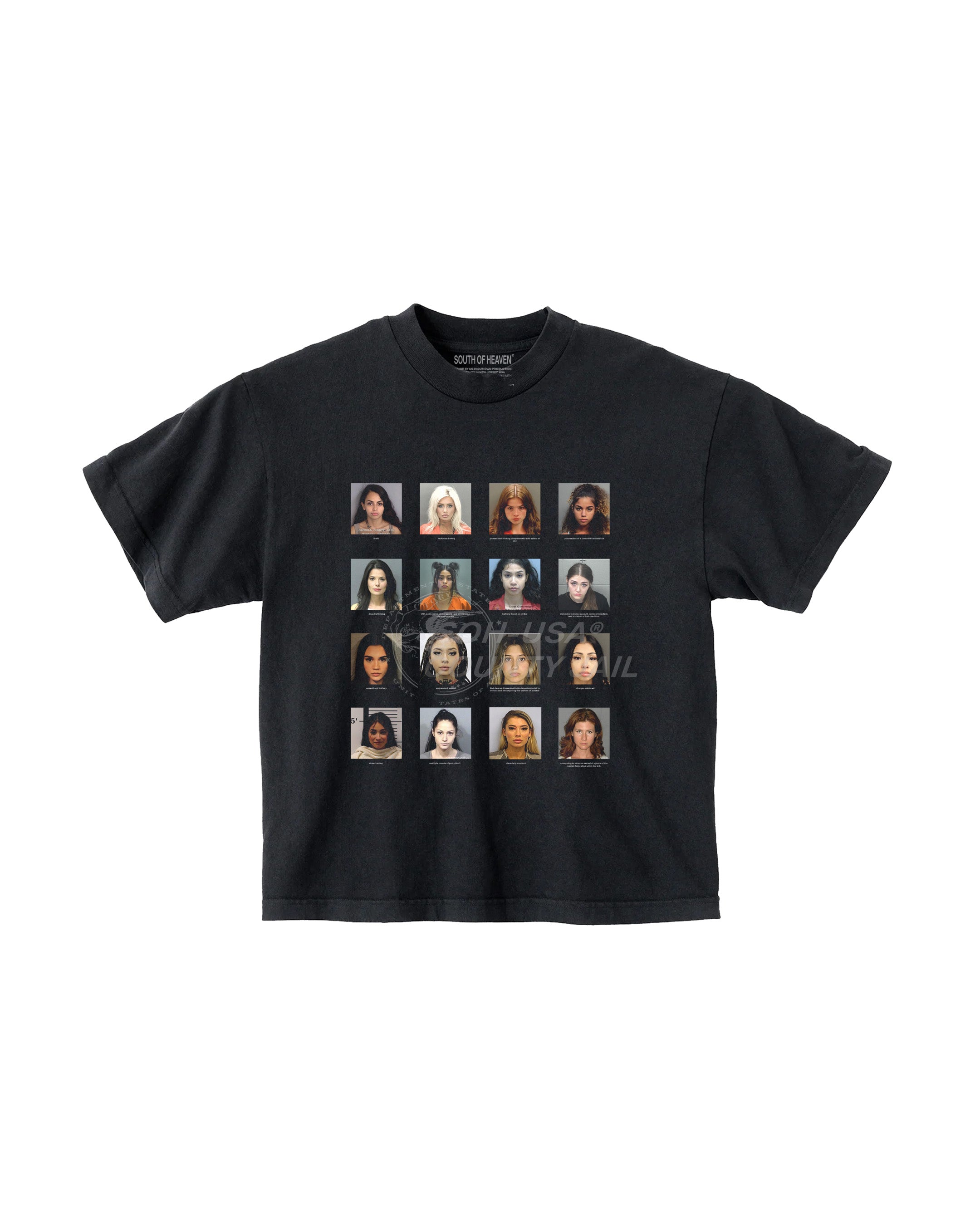 MUGSHAWTY - Heavy Box Tee Black