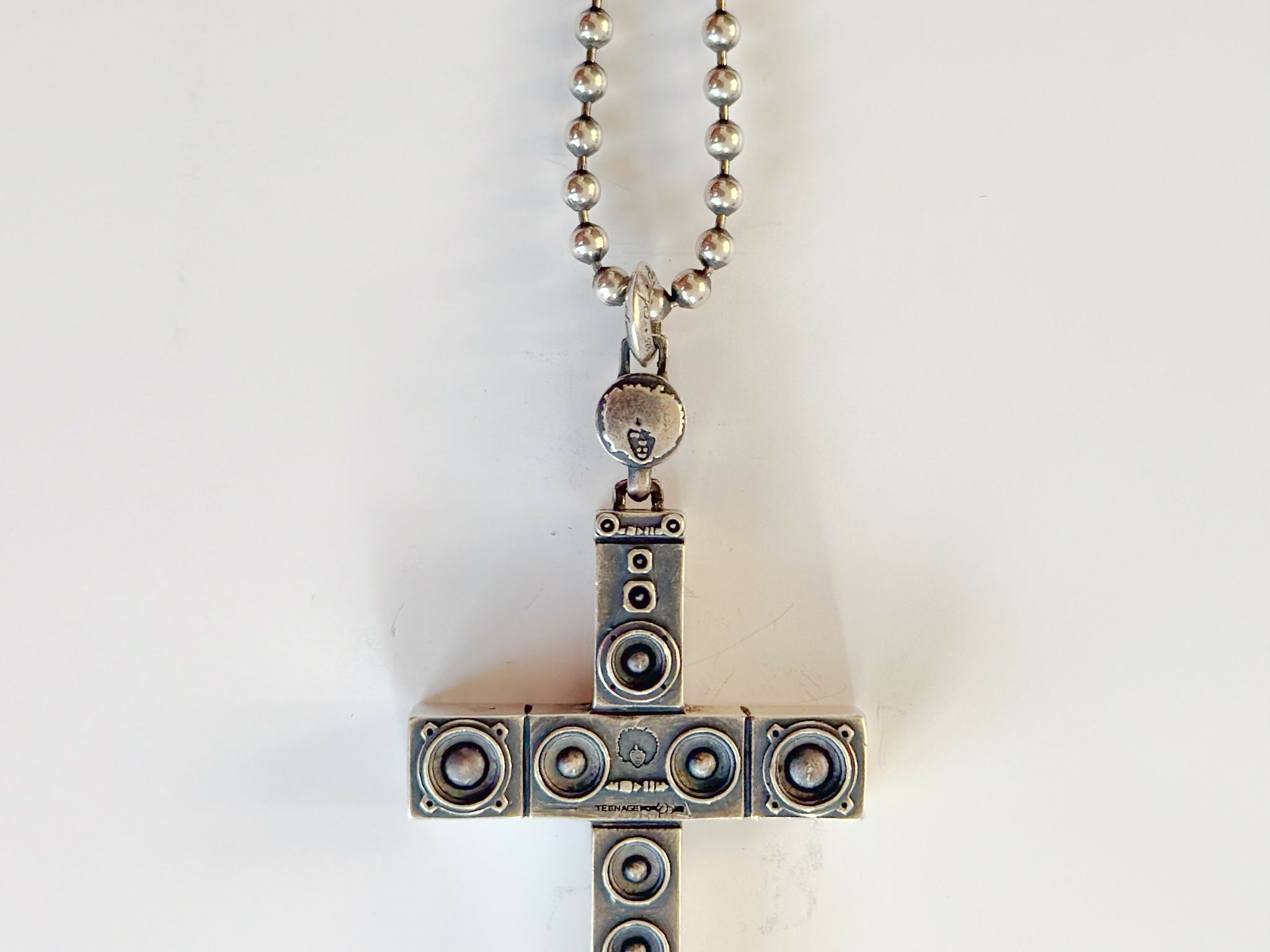 Symphony Speaker Cross Necklace