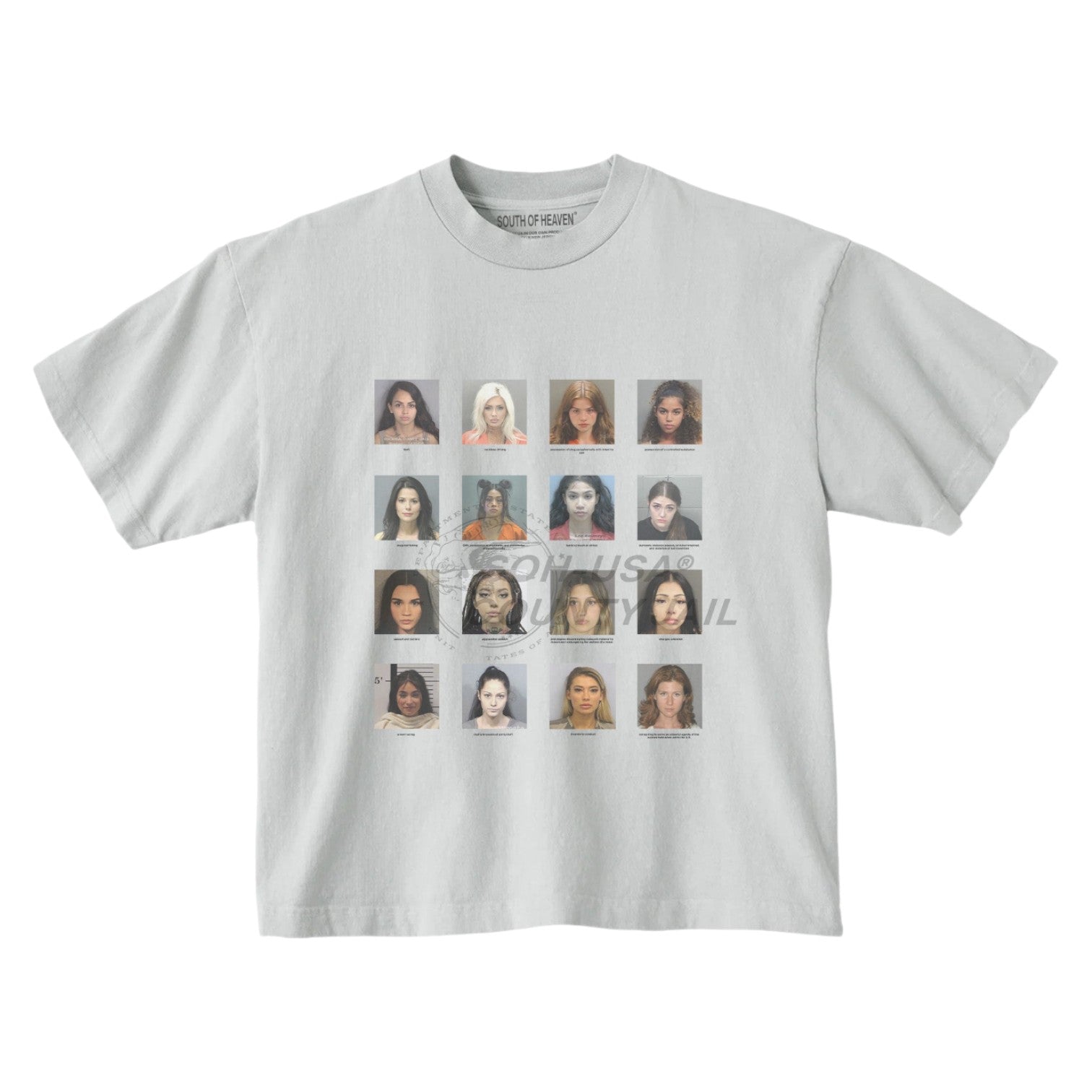 MUGSHAWTY - Heavy Box Tee Cement
