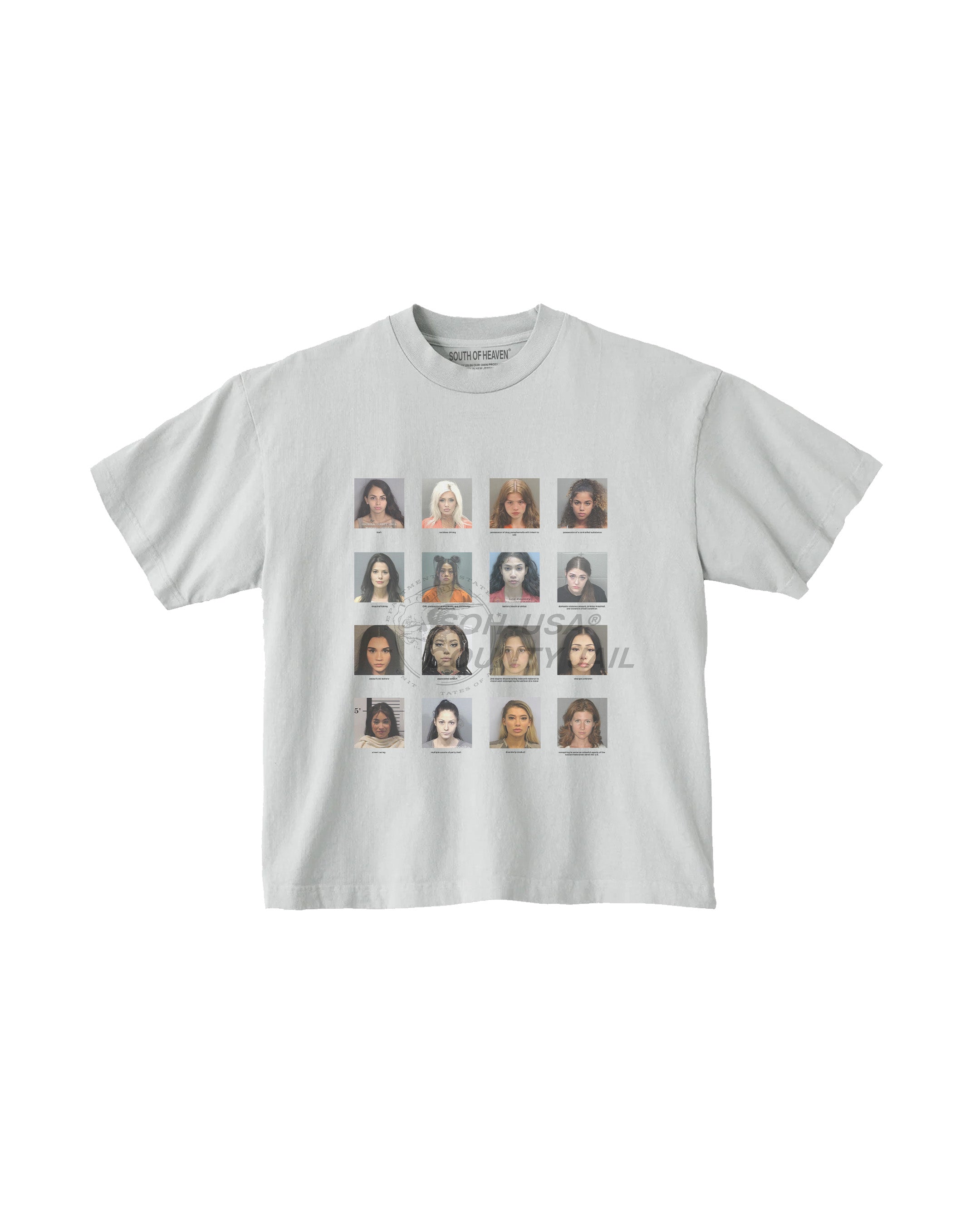 MUGSHAWTY - Heavy Box Tee Cement