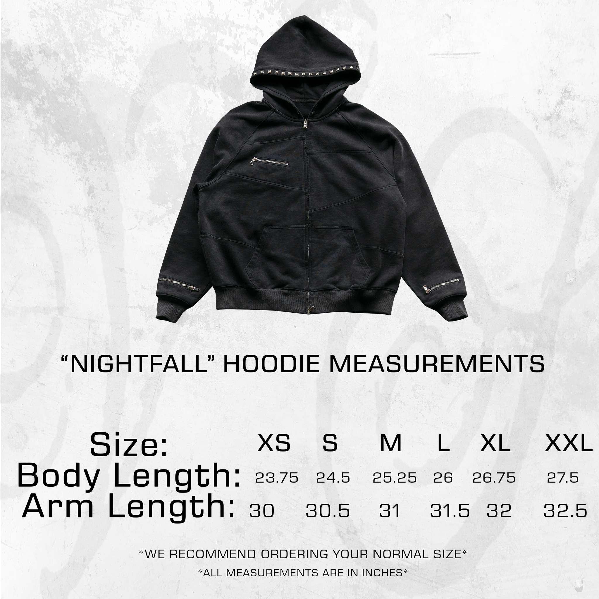 016 - "Nightfall" Zip Hoodie