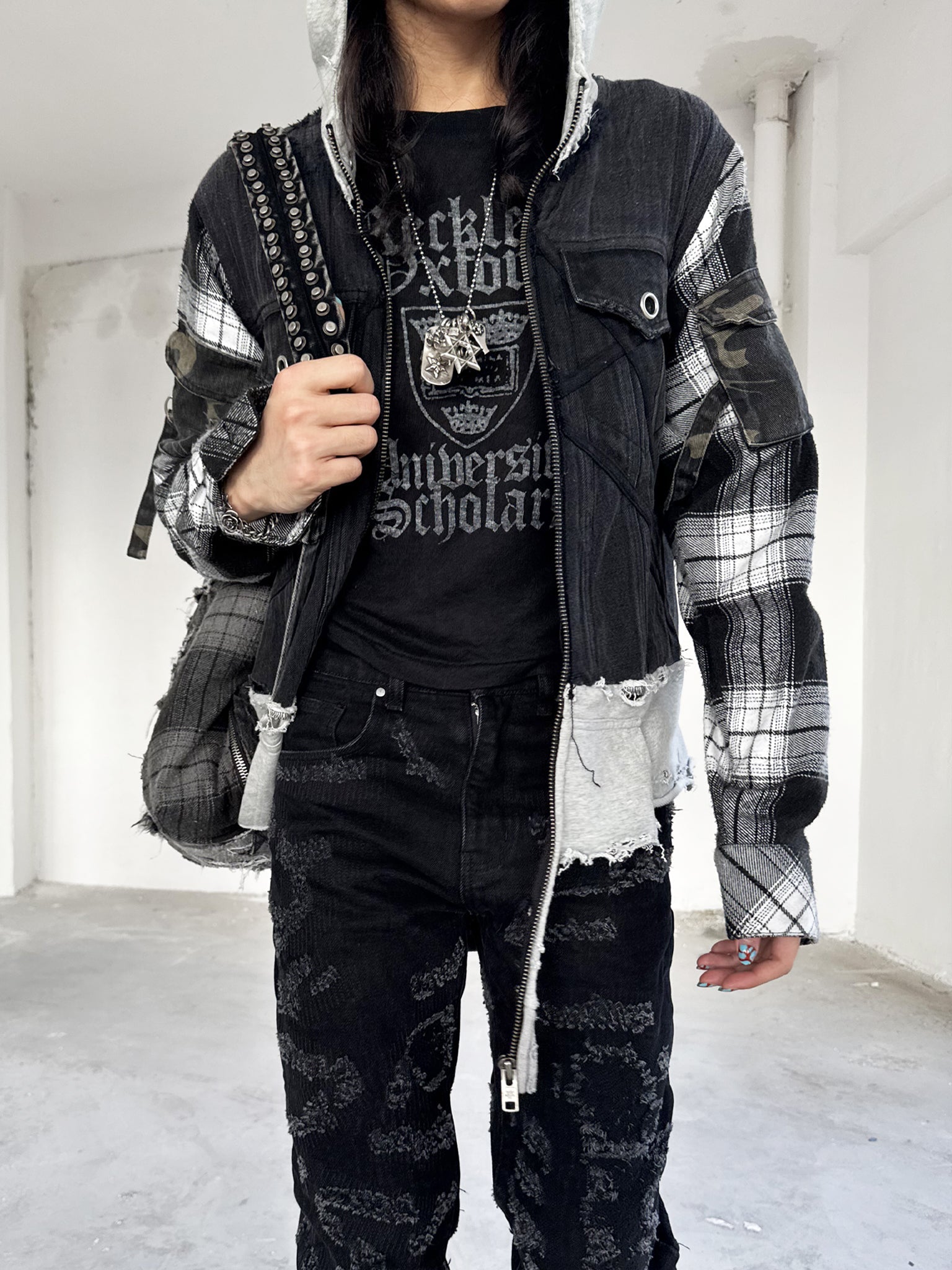 SASHIKO DENIM DUFFLE